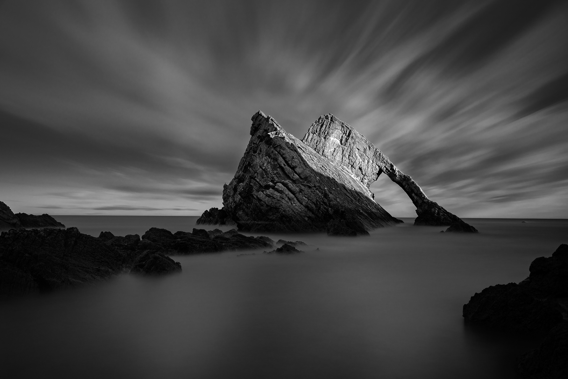 Bow Fiddle Rock, Portknockie, Scotland