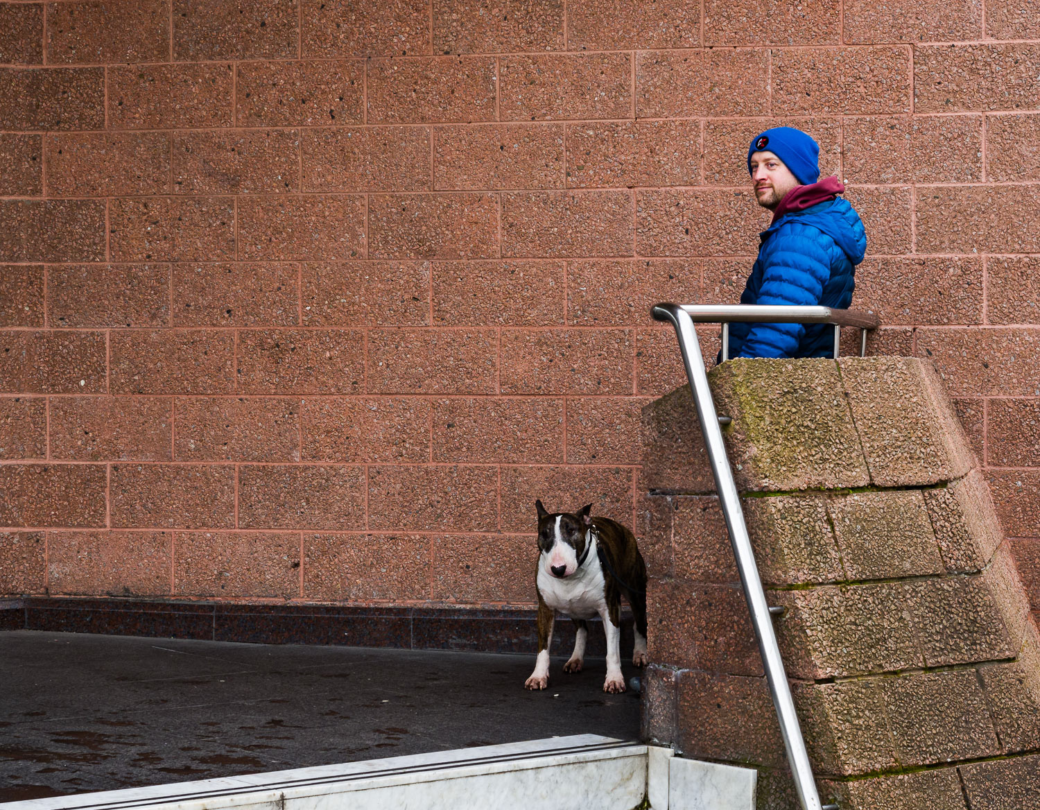 Man and dog, Inverness