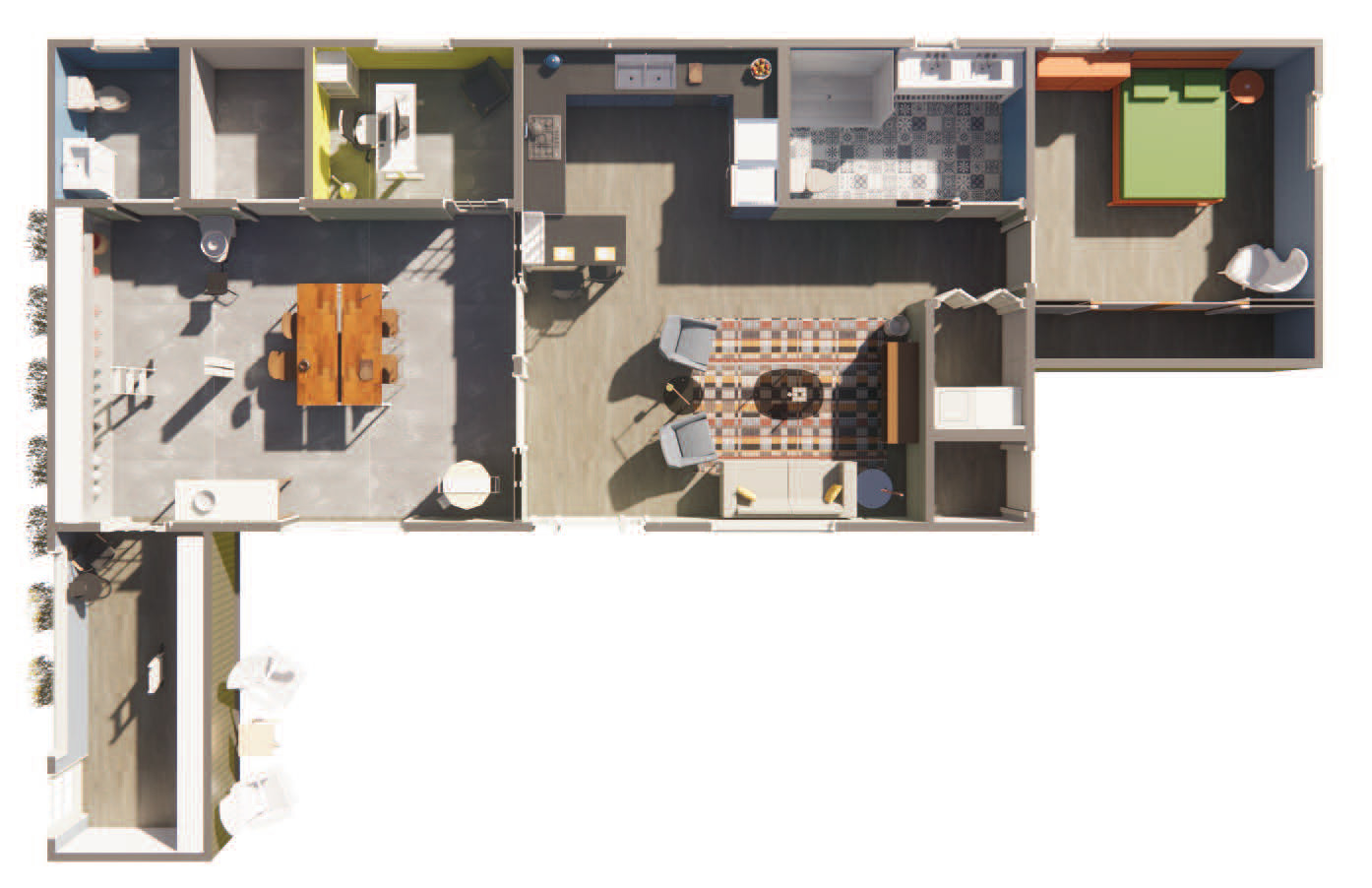 Rendered Floorplan