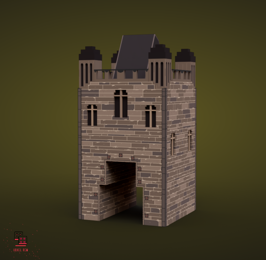 Gothic arch tower