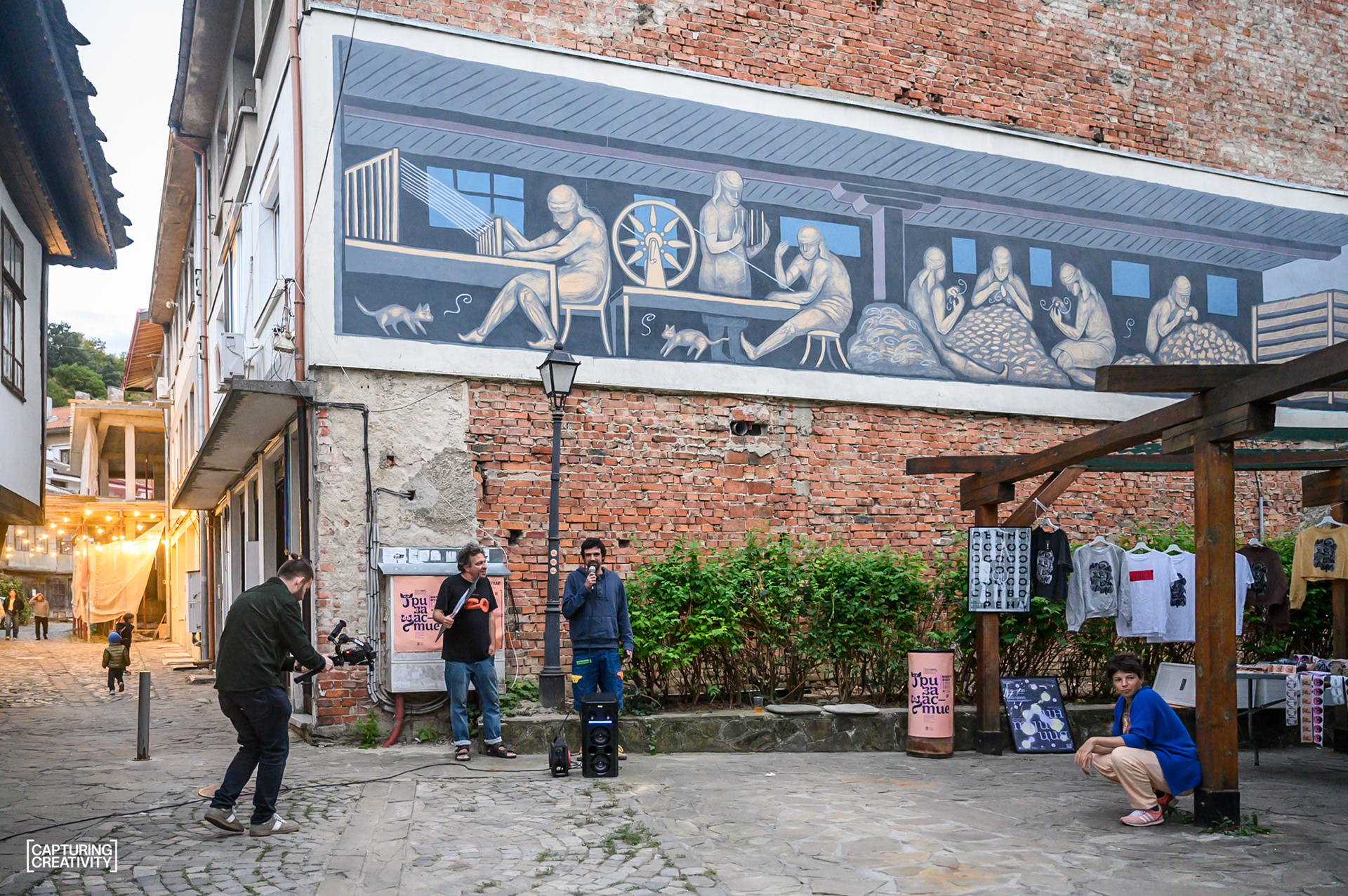 Стенопис „Метаморфоза“ на Кром Багелски, кв. Шести участък, Габрово