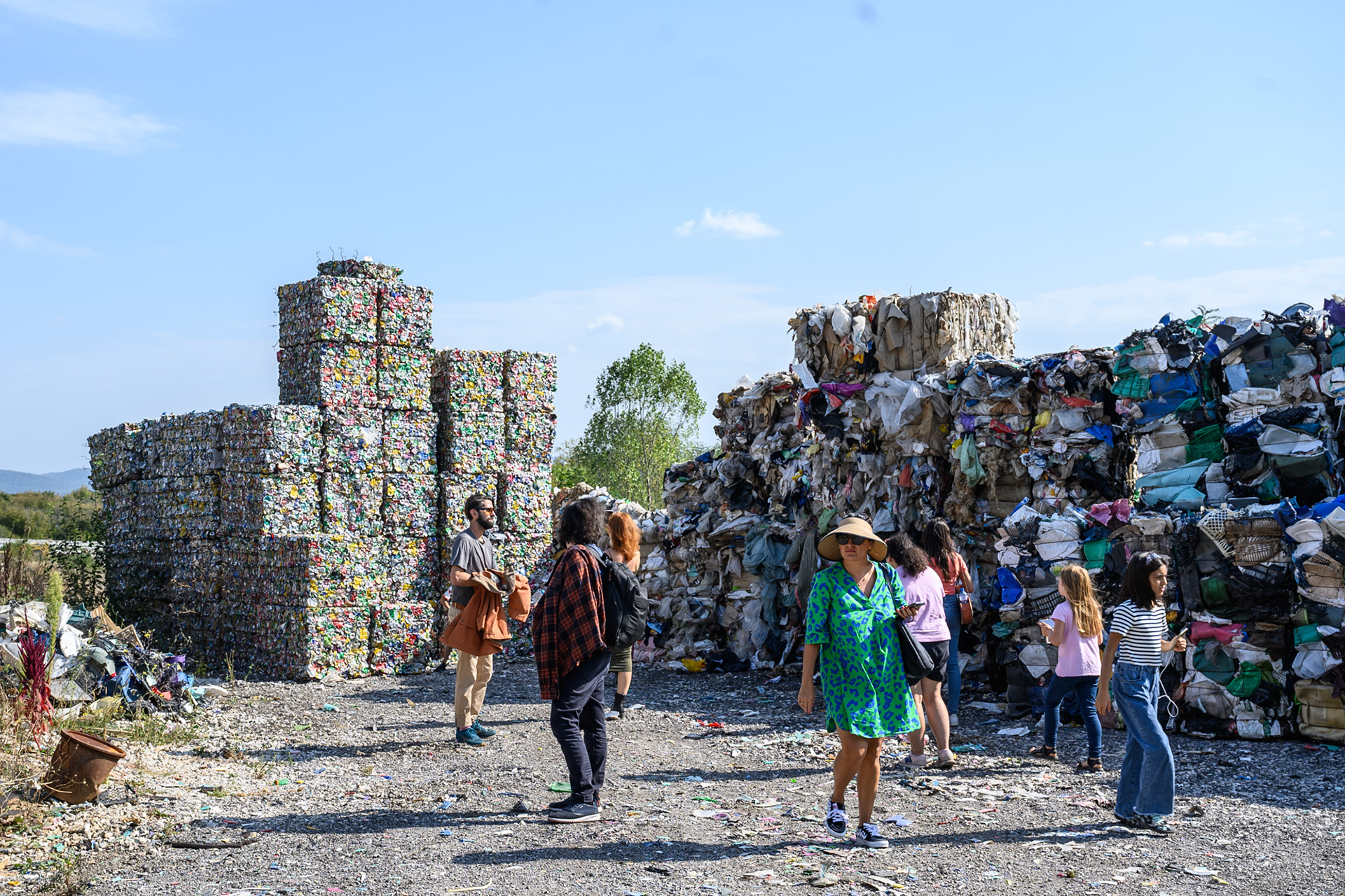 "Clean Work" informative tour of the waste depot, "New Weavers for Gabrovo", Microfestival, 2023