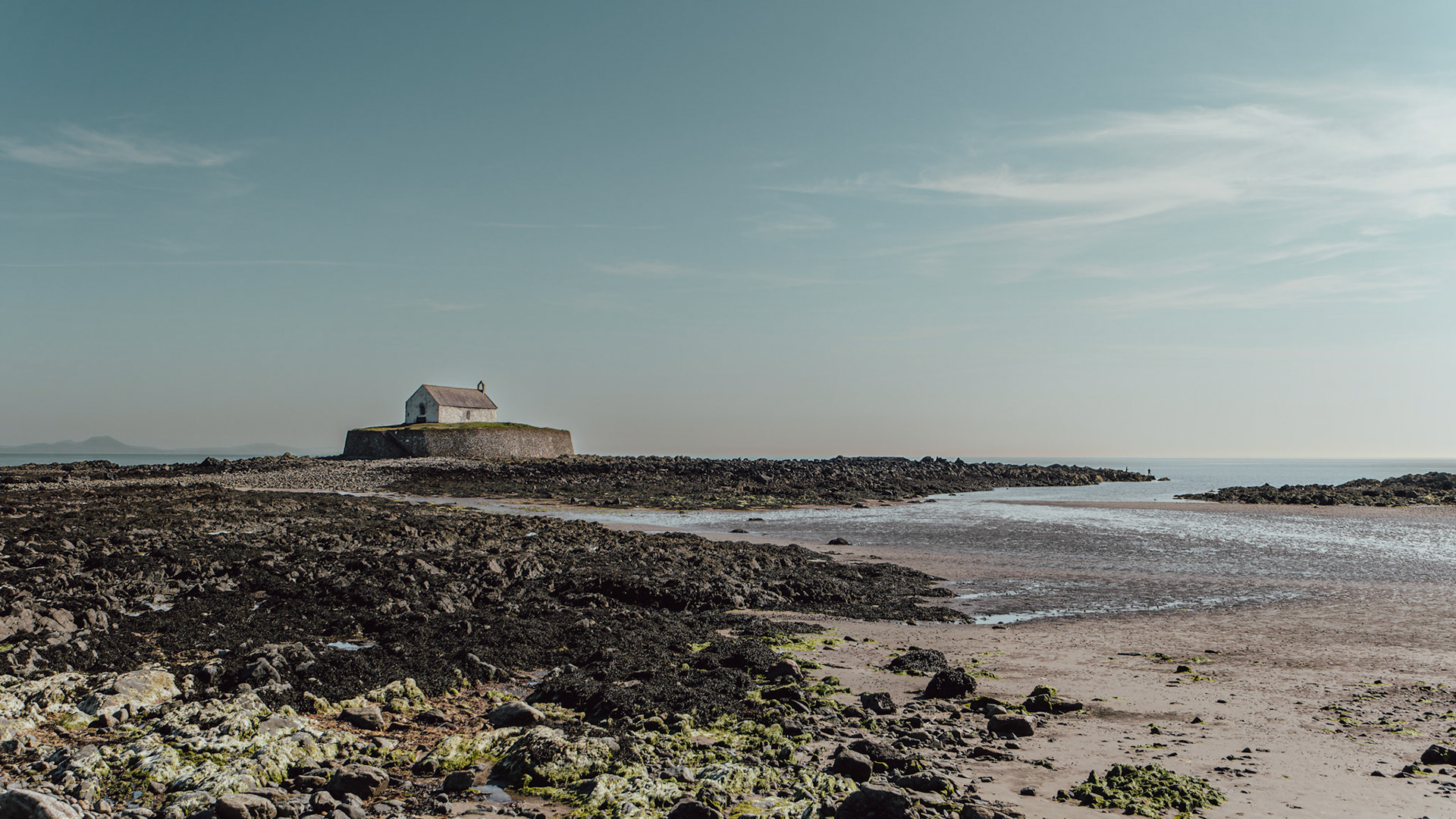 Church in the sea, St Cwyfan's, Angelsey