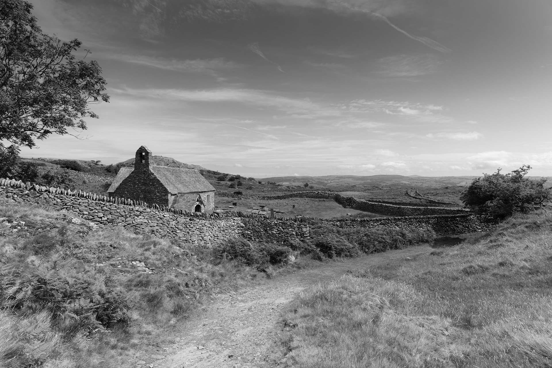 Llangelynin Old Church, North Wales