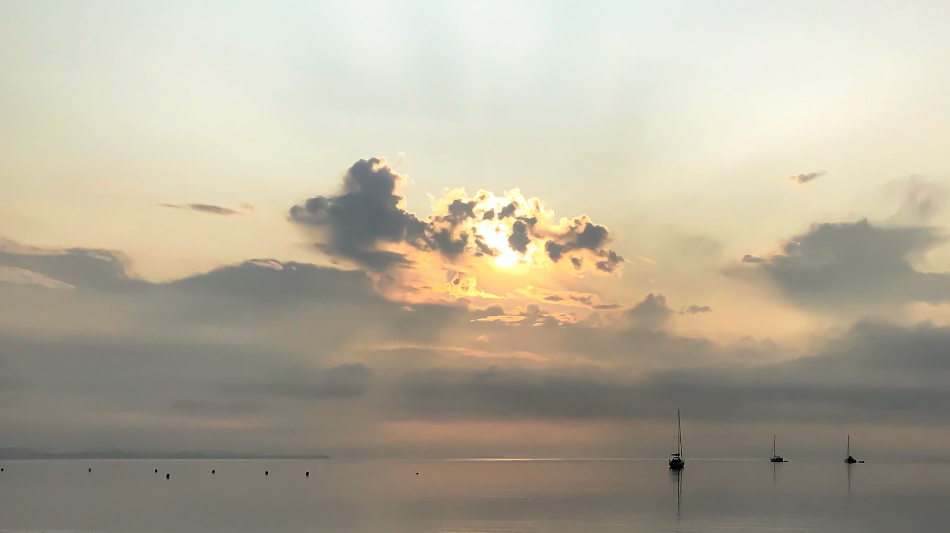 Sunset over Llandedrog