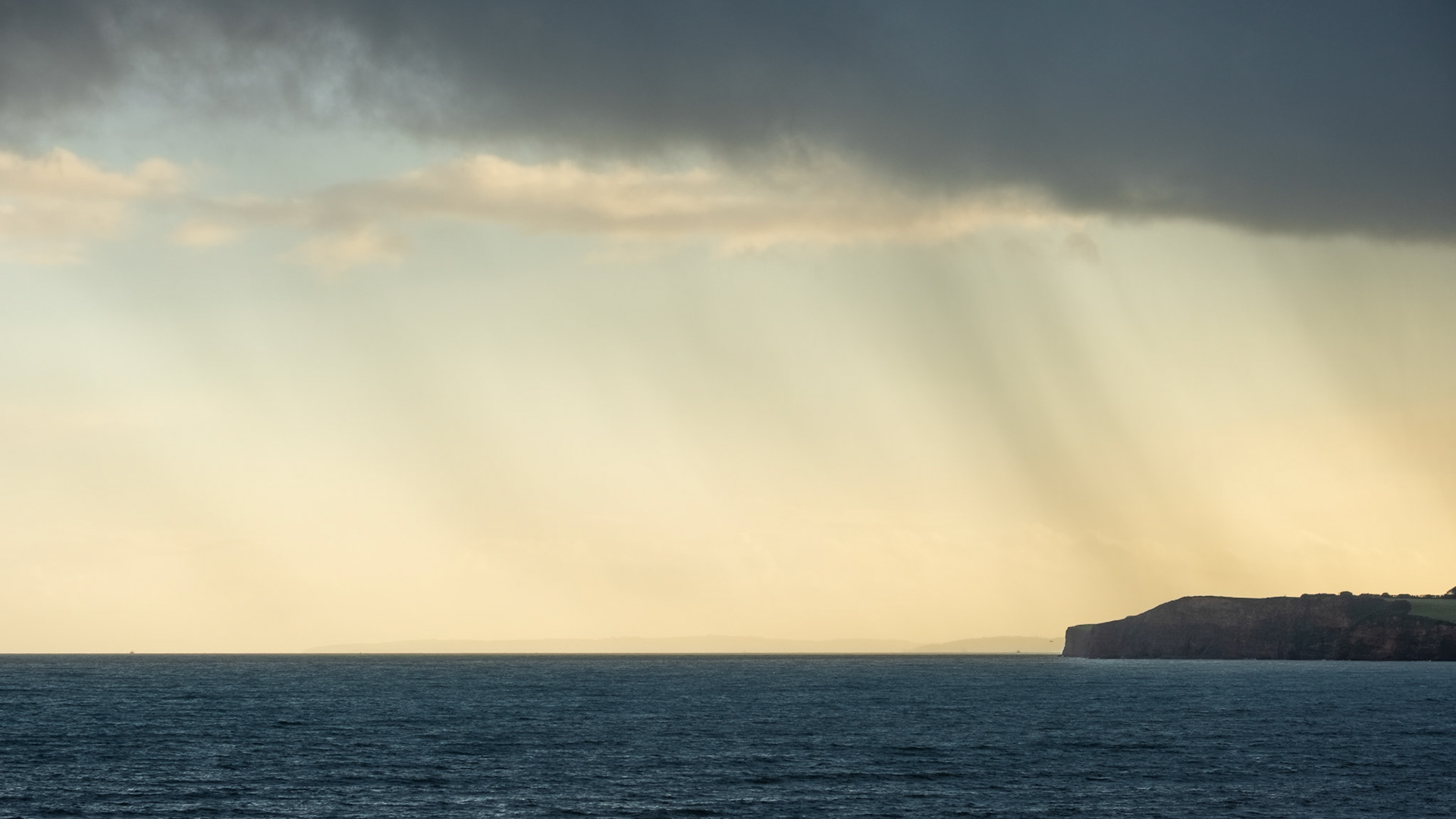 Headland rain, Devon