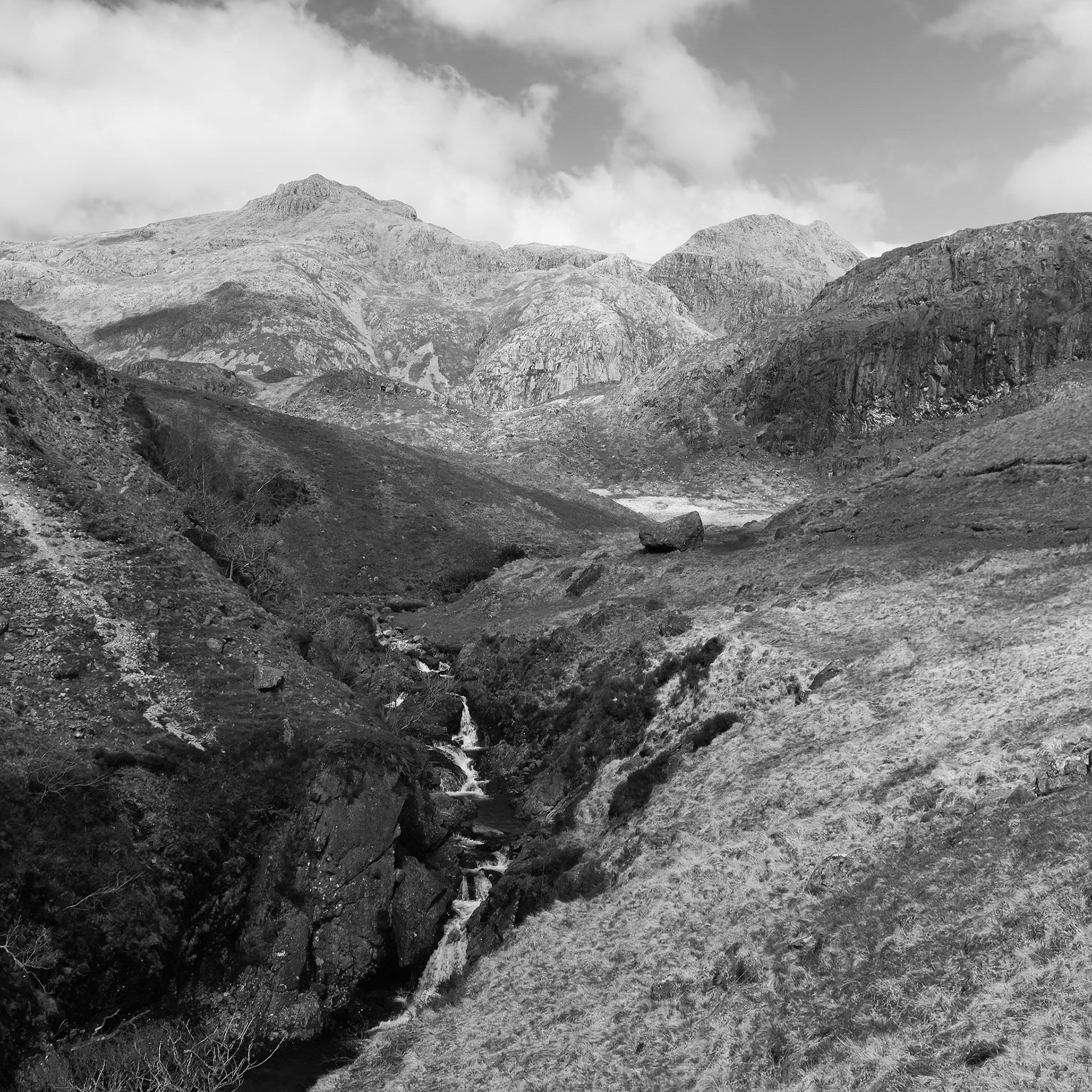 Towards Scafell Pike, Lake District