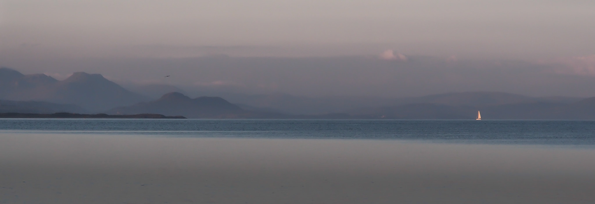 Evening sailing, North Wales