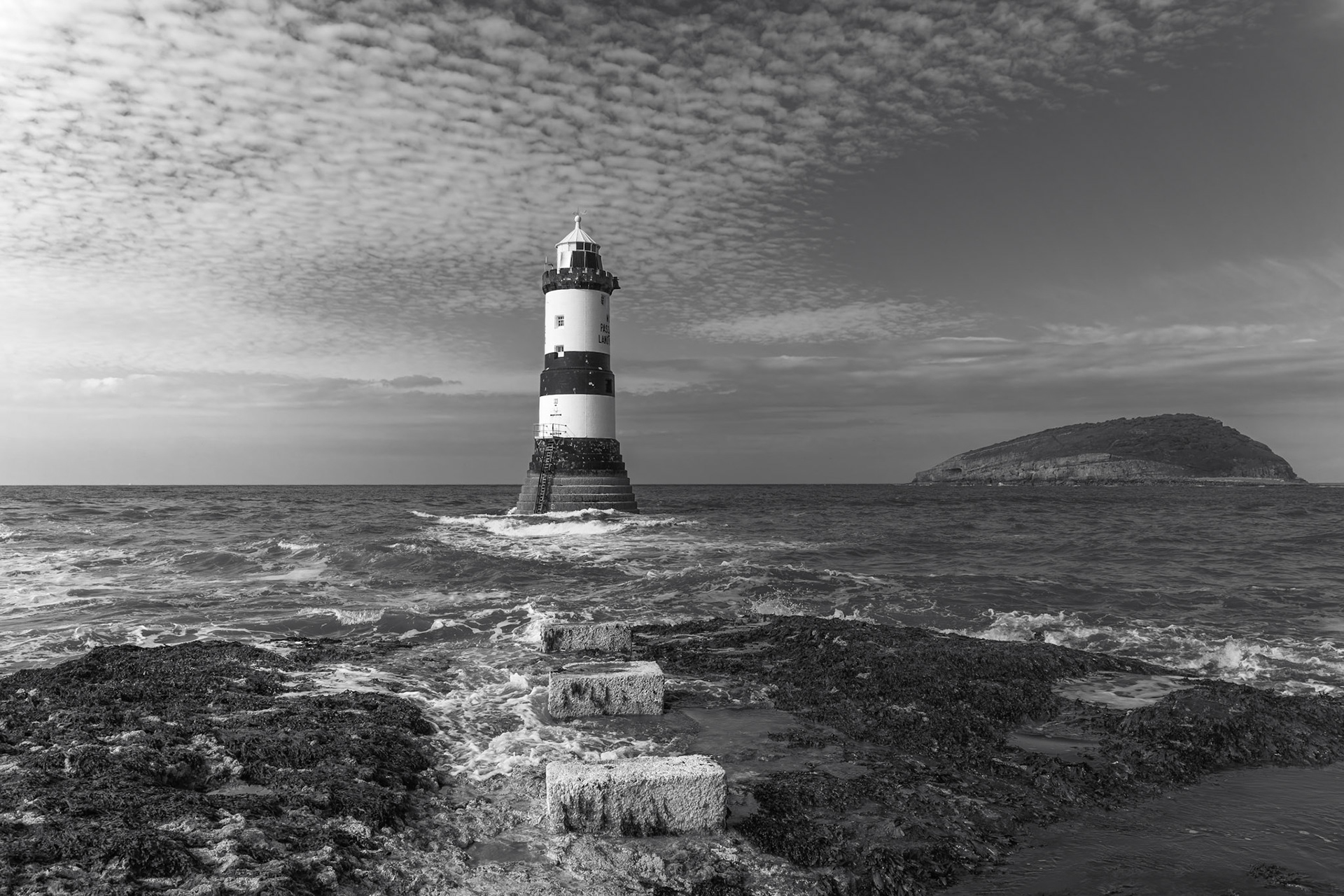 Lighthouse &amp; Puffin Island, Anglesey