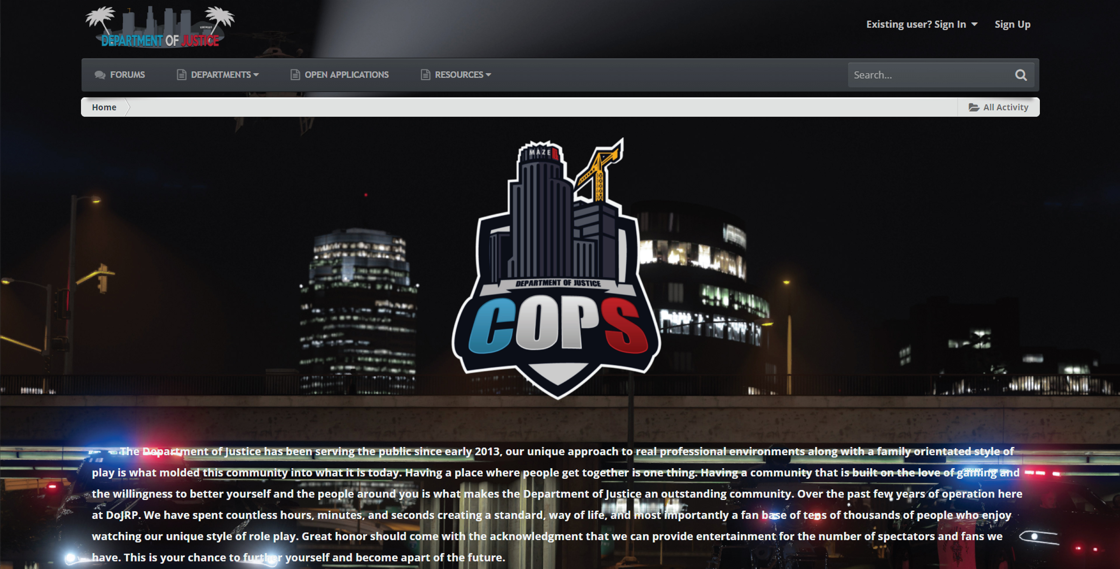 I functioned as the primary front-end developer for the entire community website. I was responsible for augmenting a modernized aesthetic presentation, as well actualizing an engaging interface for a positive user experience.