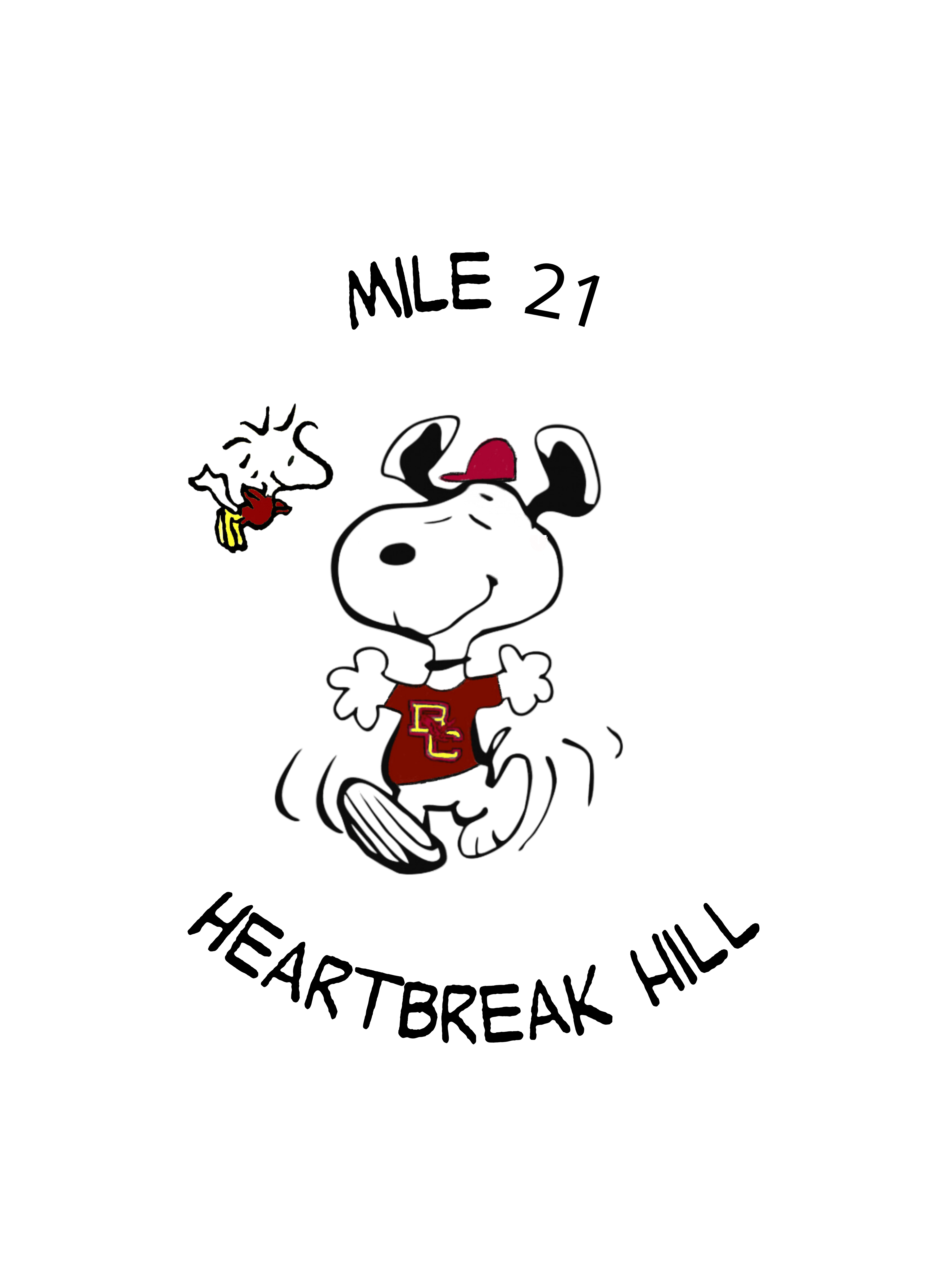 Marathon Monday Merch + Social Media Logo (2023)