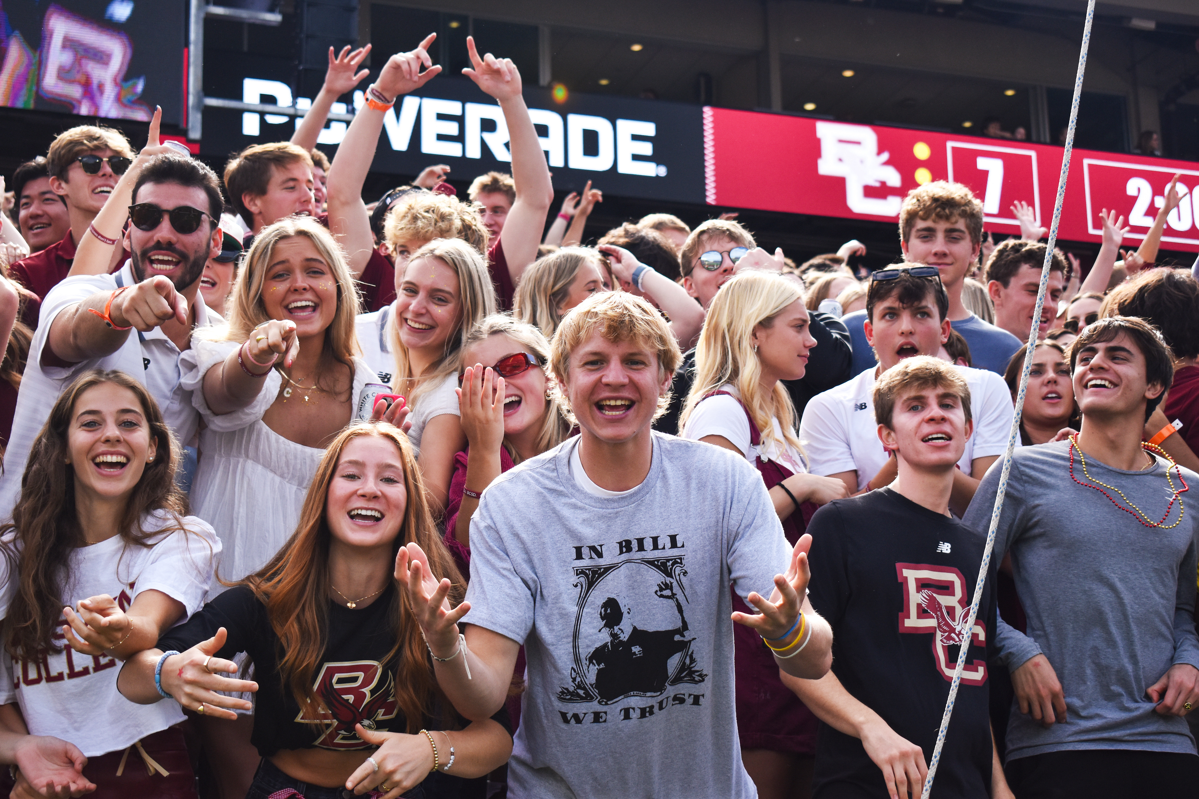 BC Football Student Section
