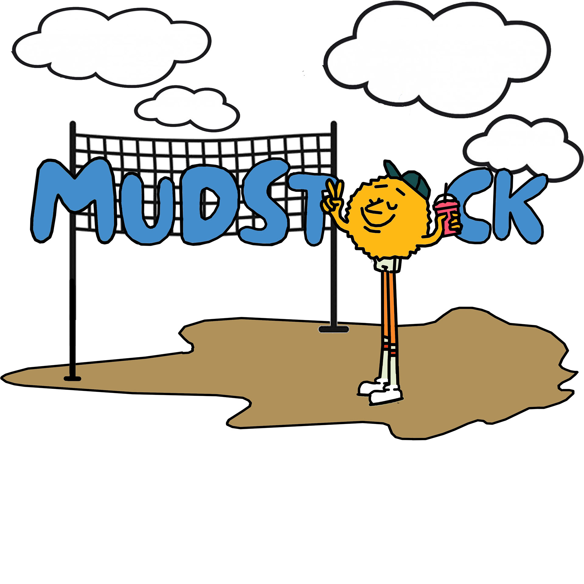 MudStock (2023) Annual Mud Volleyball Full Logo