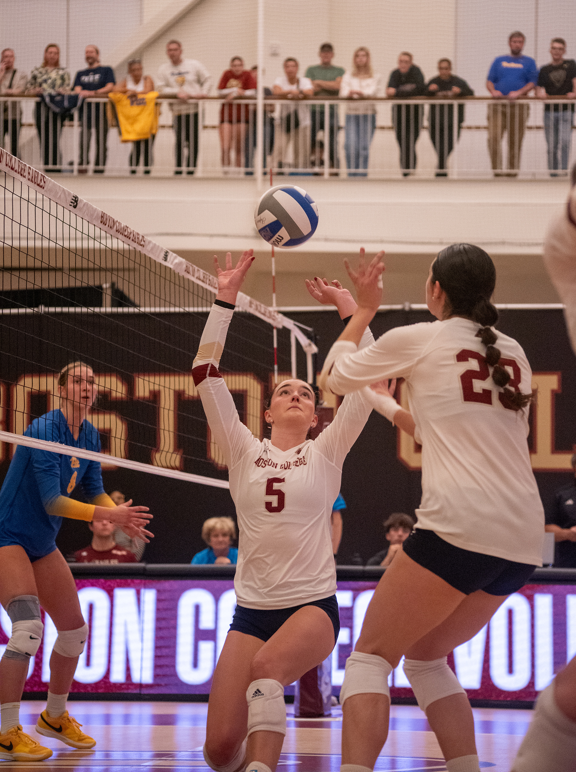 BC Women's Volleyball vs University of Pittsburg - Winning Point