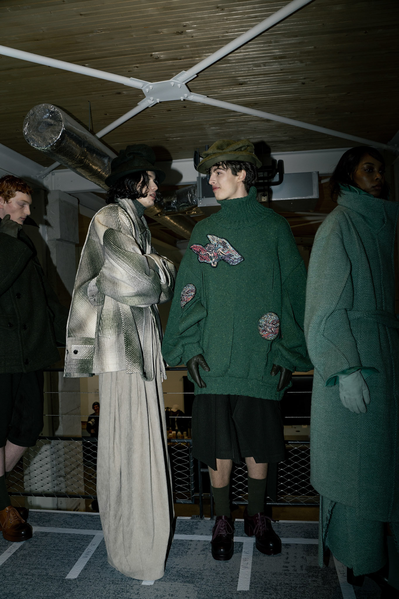 BACKSTAGE SONGZIO AW25 PARIS FASHION WEEK