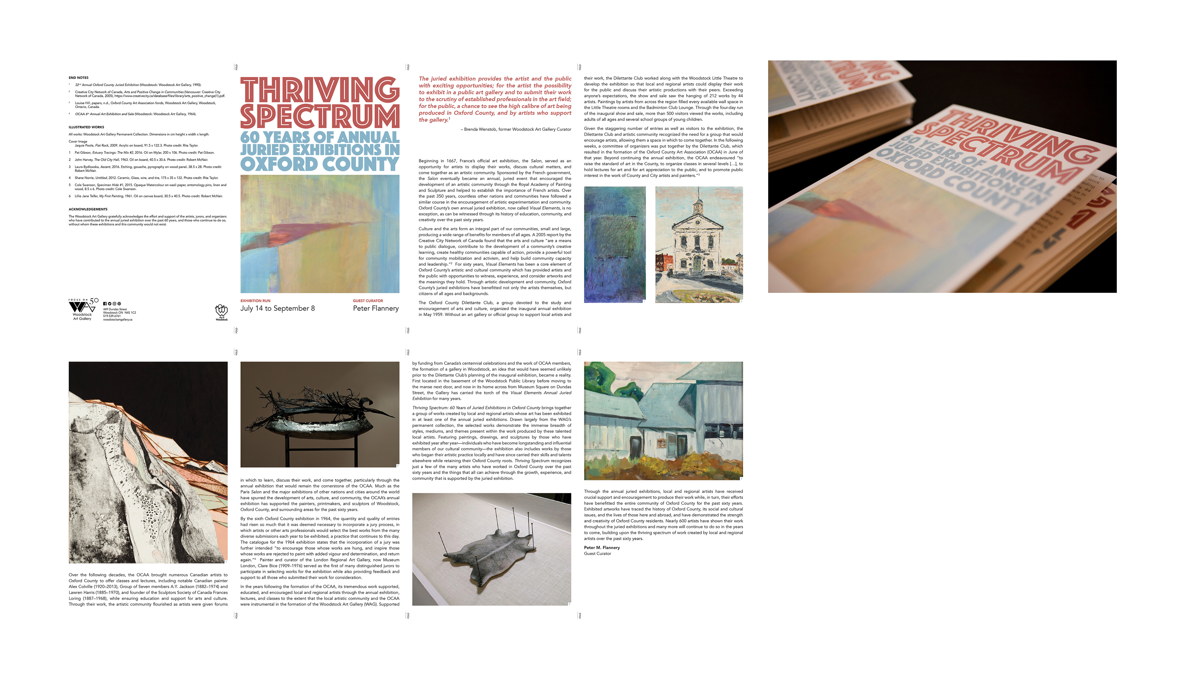 exhibition logo, brochure