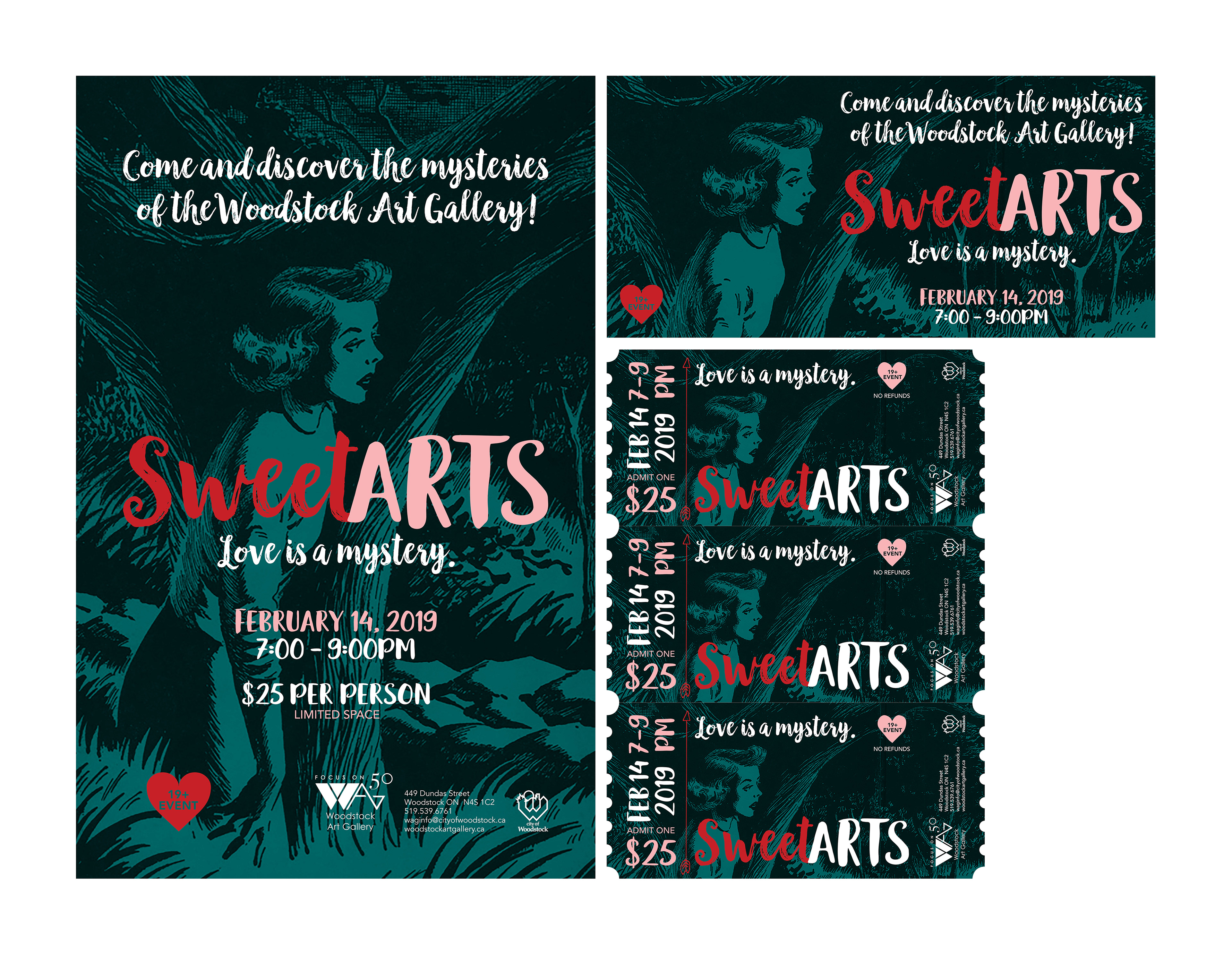 event logo, poster, tickets