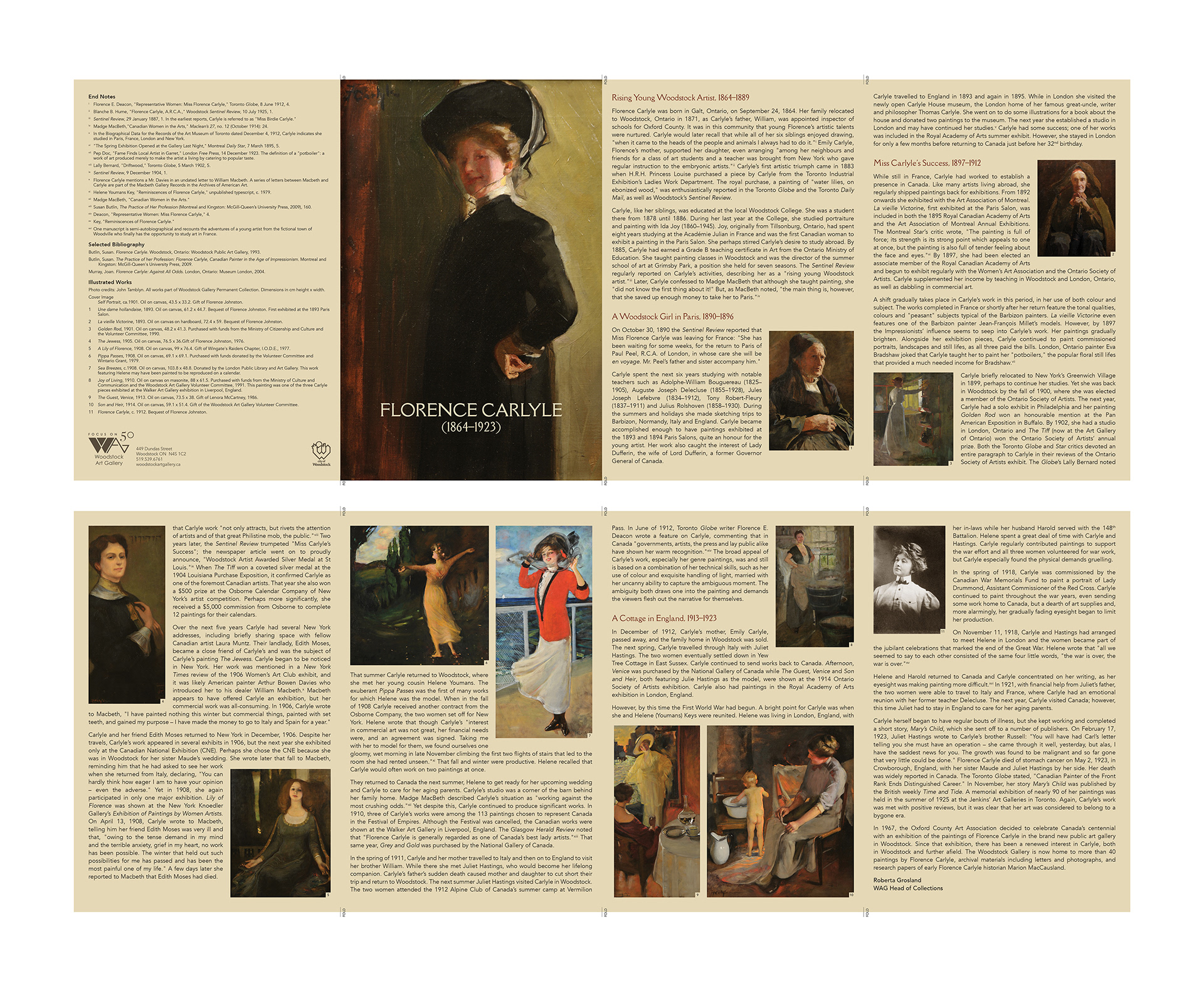 exhibition logo, brochure