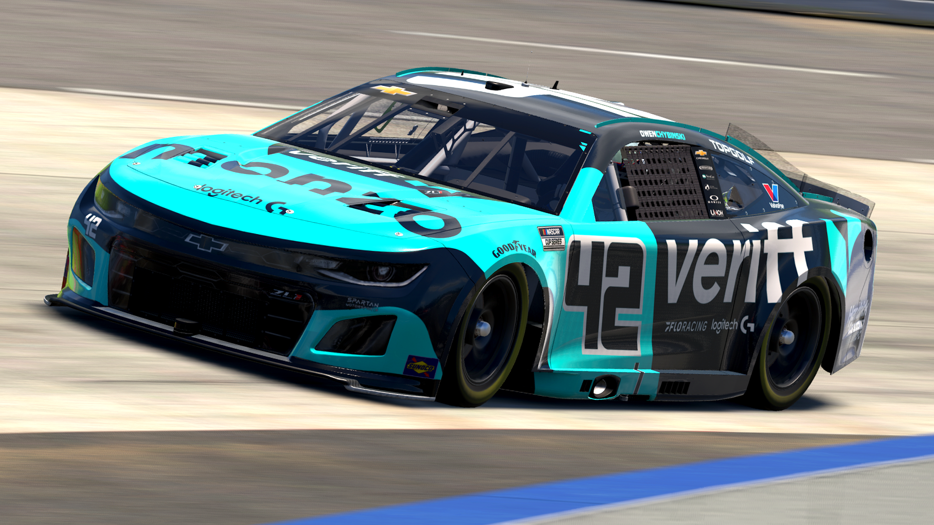 Owen Chybinski Veriff Cup Series Camaro