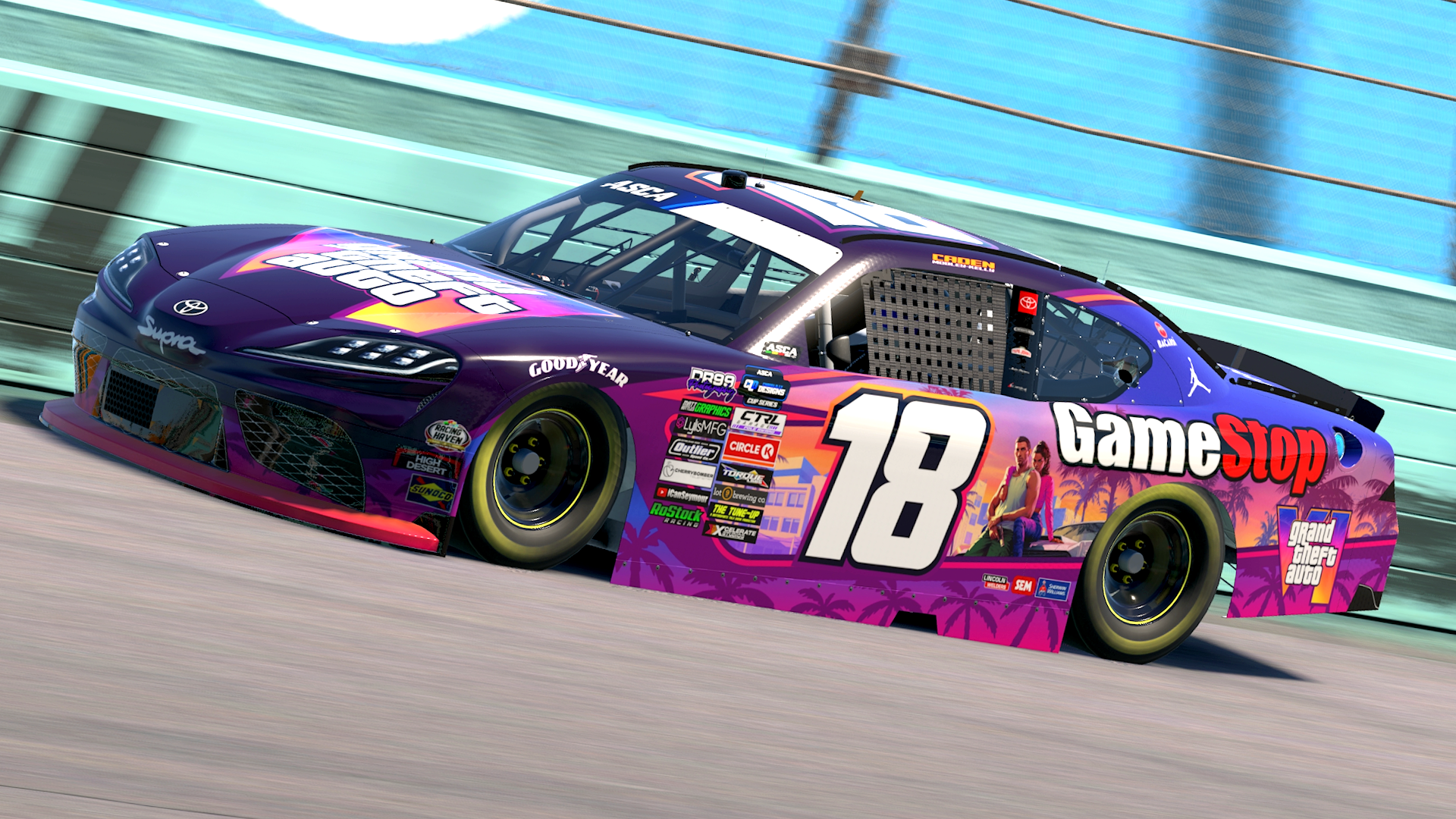 Caden Mobley-Kelly Gamestop / GTAVI Xfinity Supra