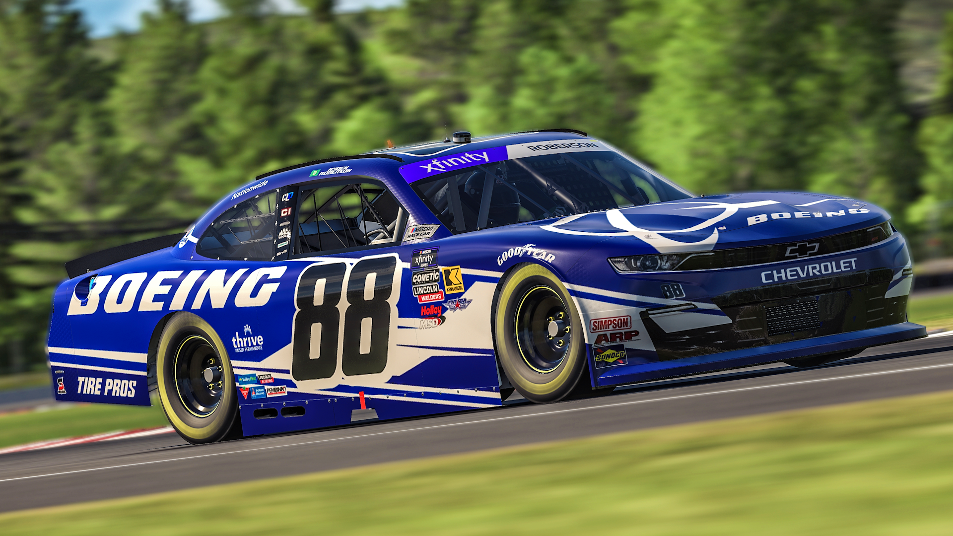 Ayden Roberson Boeing Xfinity Camaro