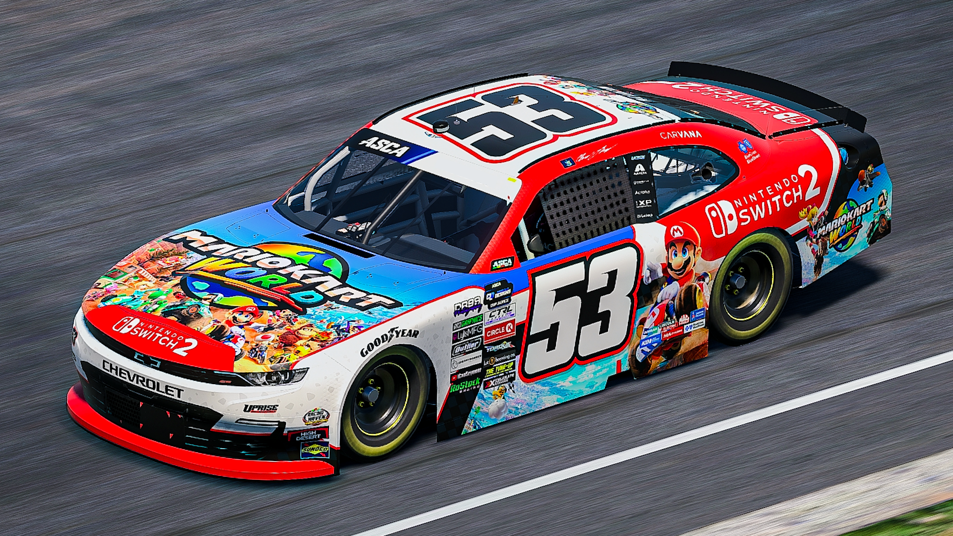 Personal Nintendo Switch 2 / MarioKart World Xfinity Camaro