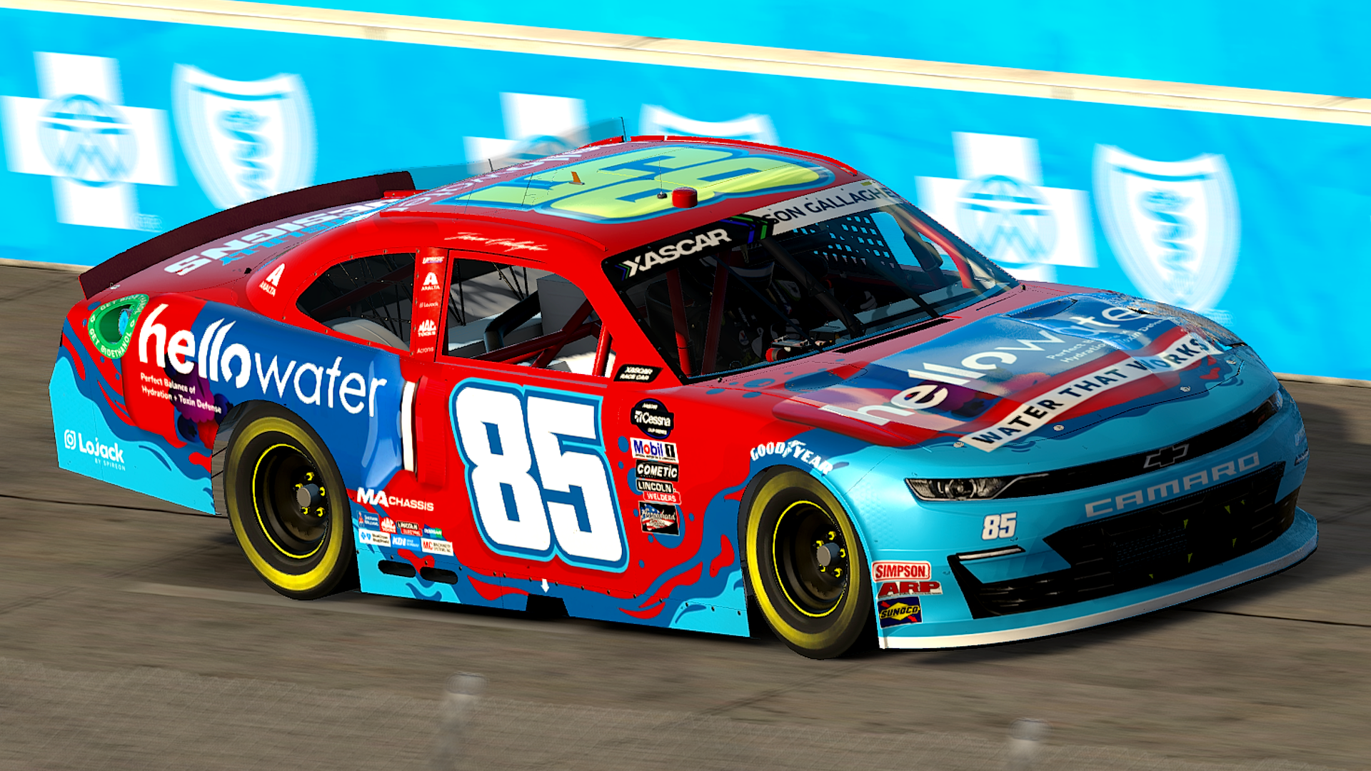 Jason Gallagher Hellowater Xfinity Camaro