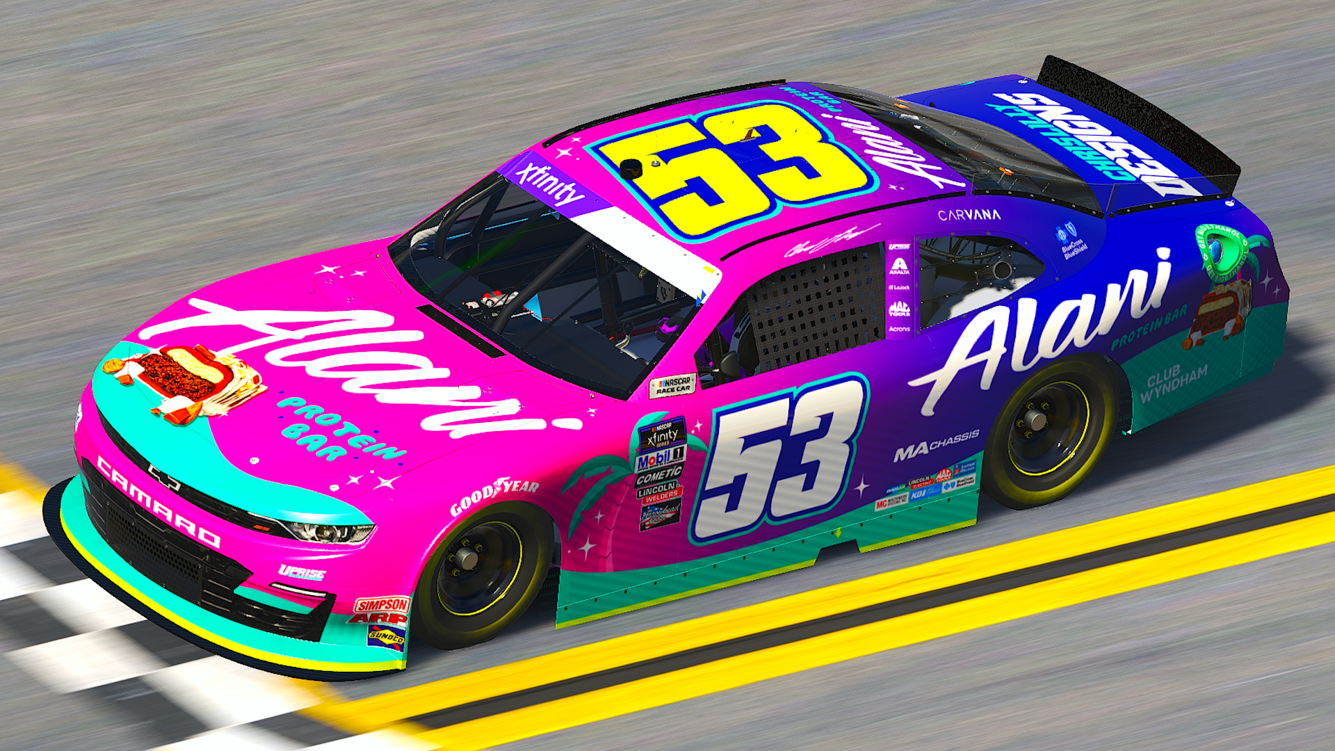 Personal Alani Xfinity Camaro