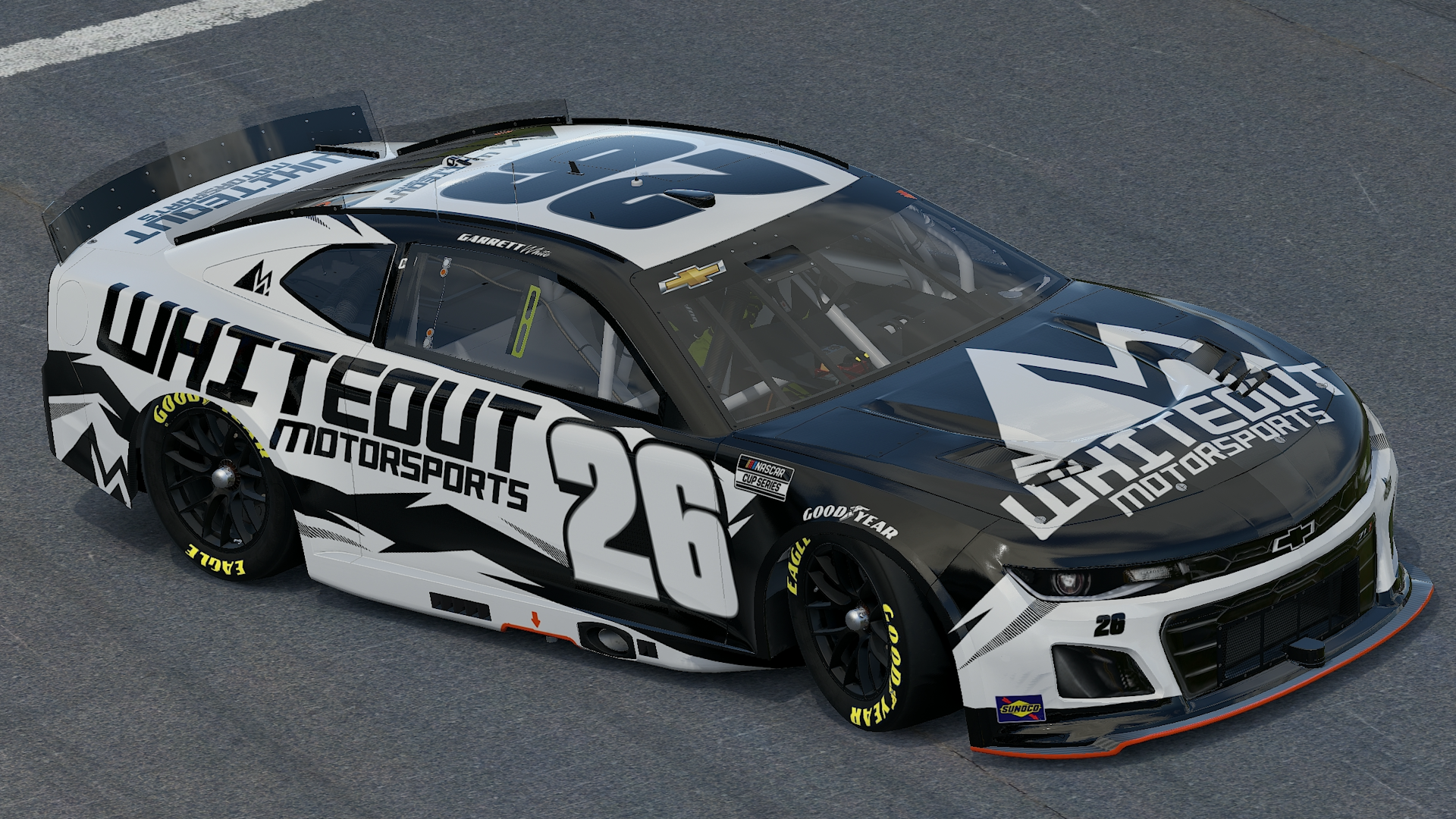Garrett White Whiteout Motorsports Cup Series Camaro