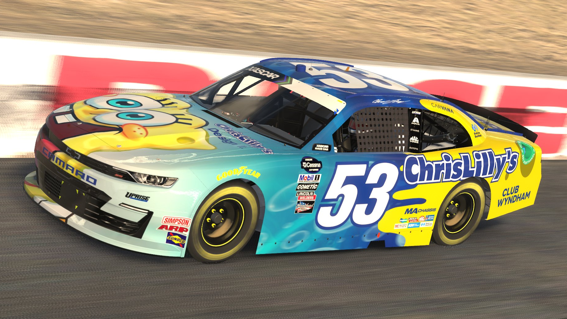 Chris Lilly Spongebob Squarepants 400 Throwback