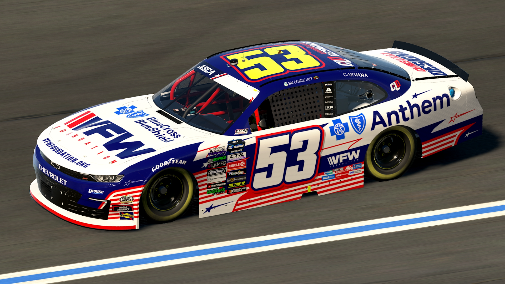 Personal Anthem / VFW Patriotic Xfinity Camaro