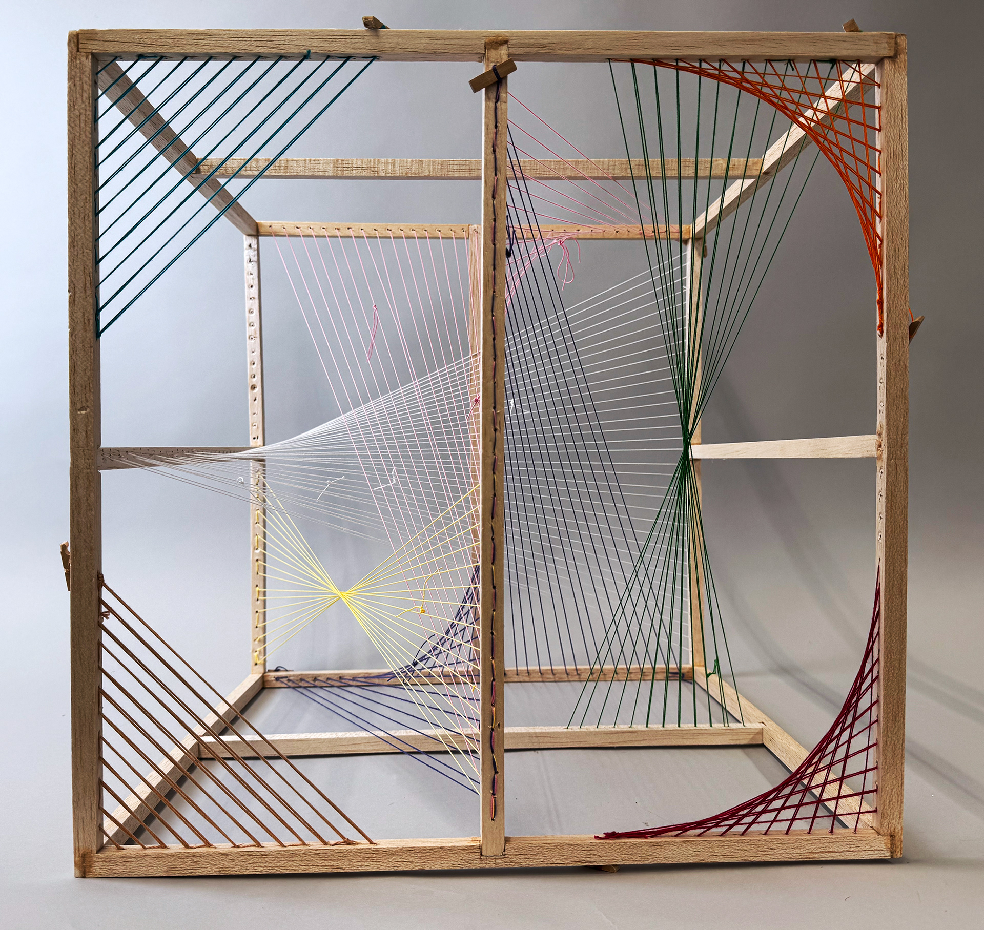 Fall 2025 | Art 105 | 3-D Design | Interlinking Lines Cube