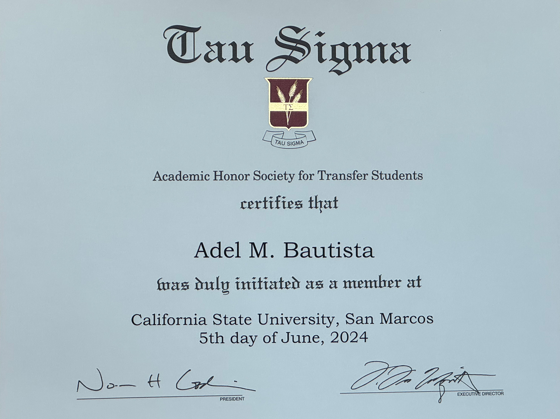 Tau Sigma
