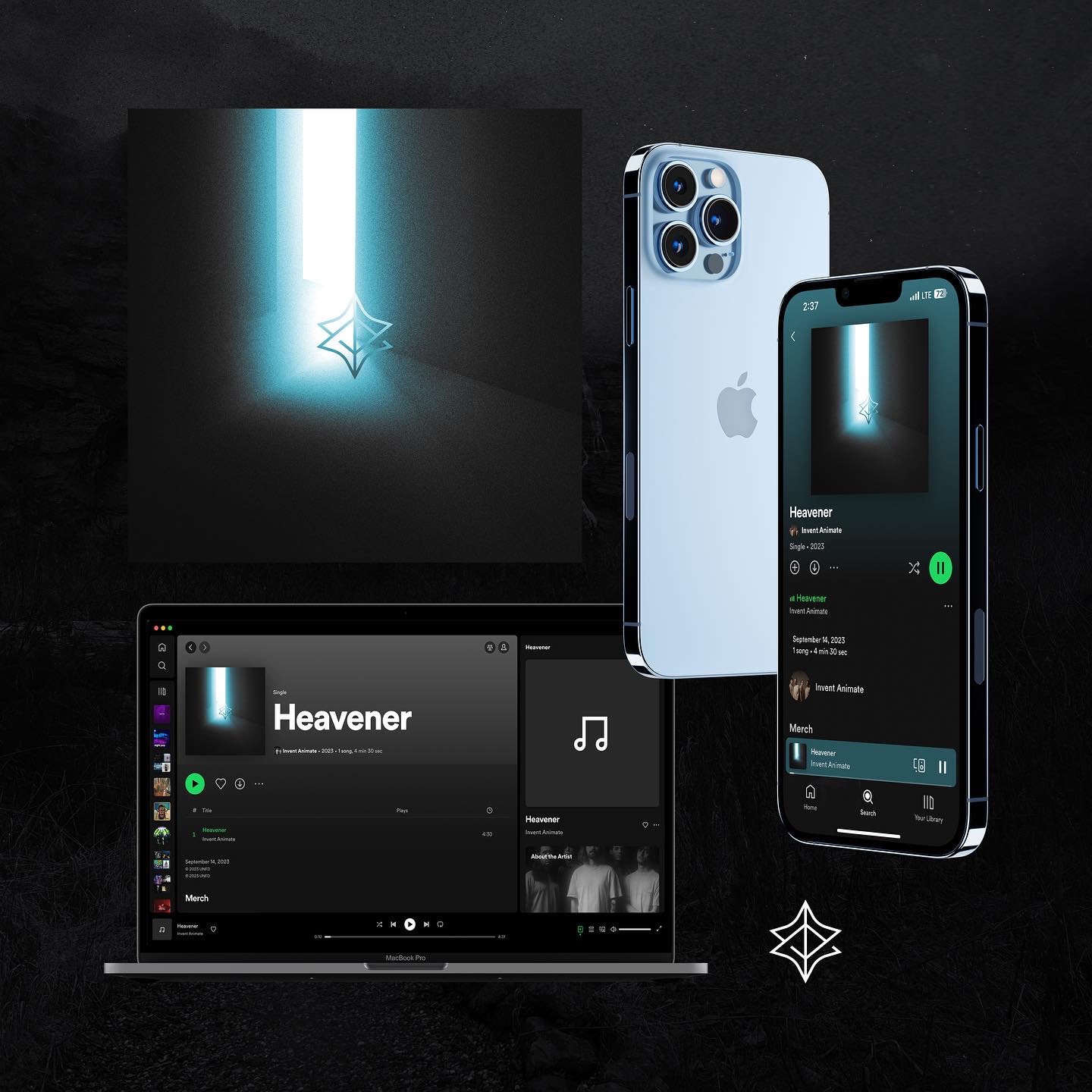 Invent Animate - "Heavener" Single Artwork 2023