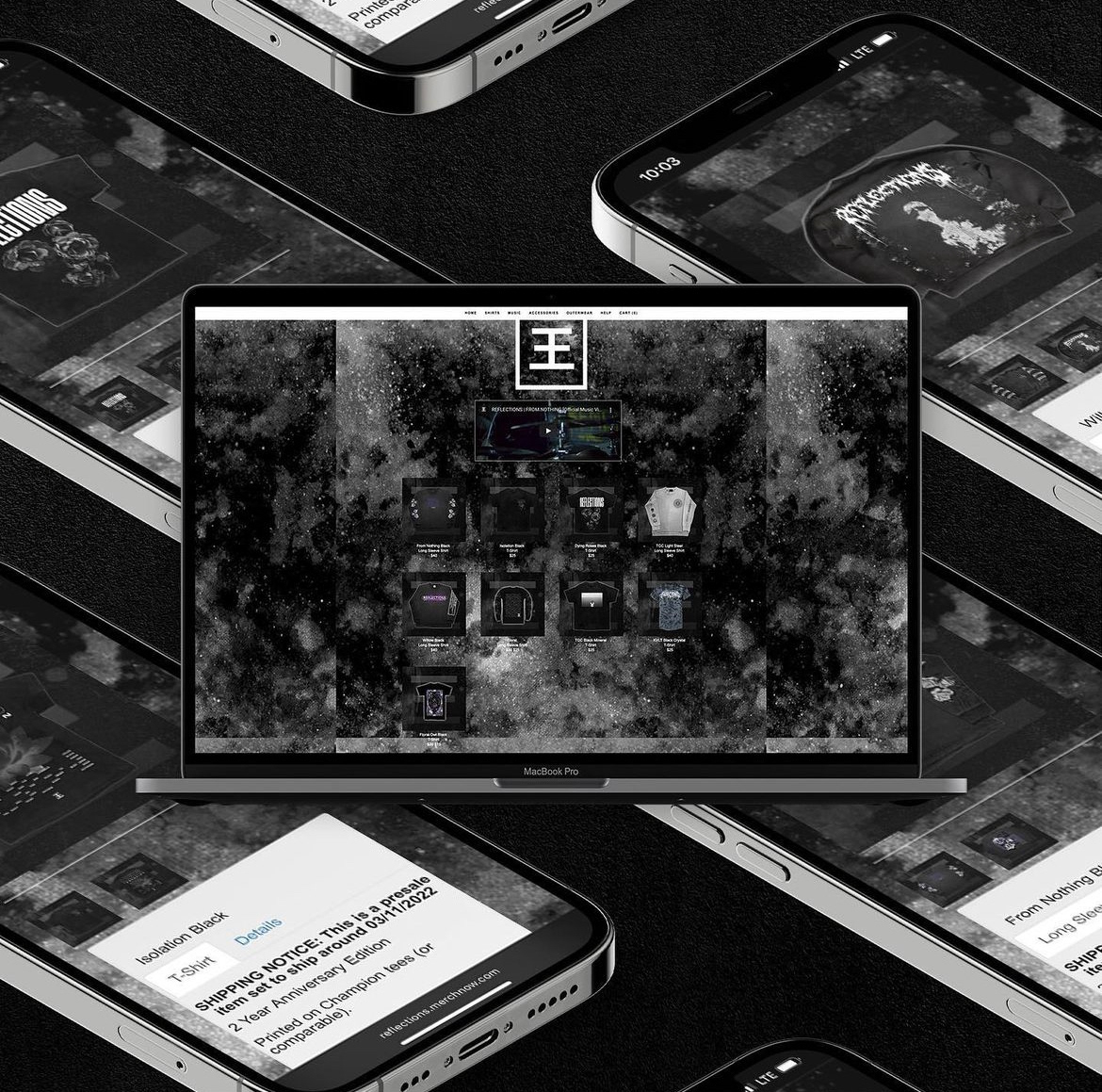 Reflections - Merchandise Spread 2022