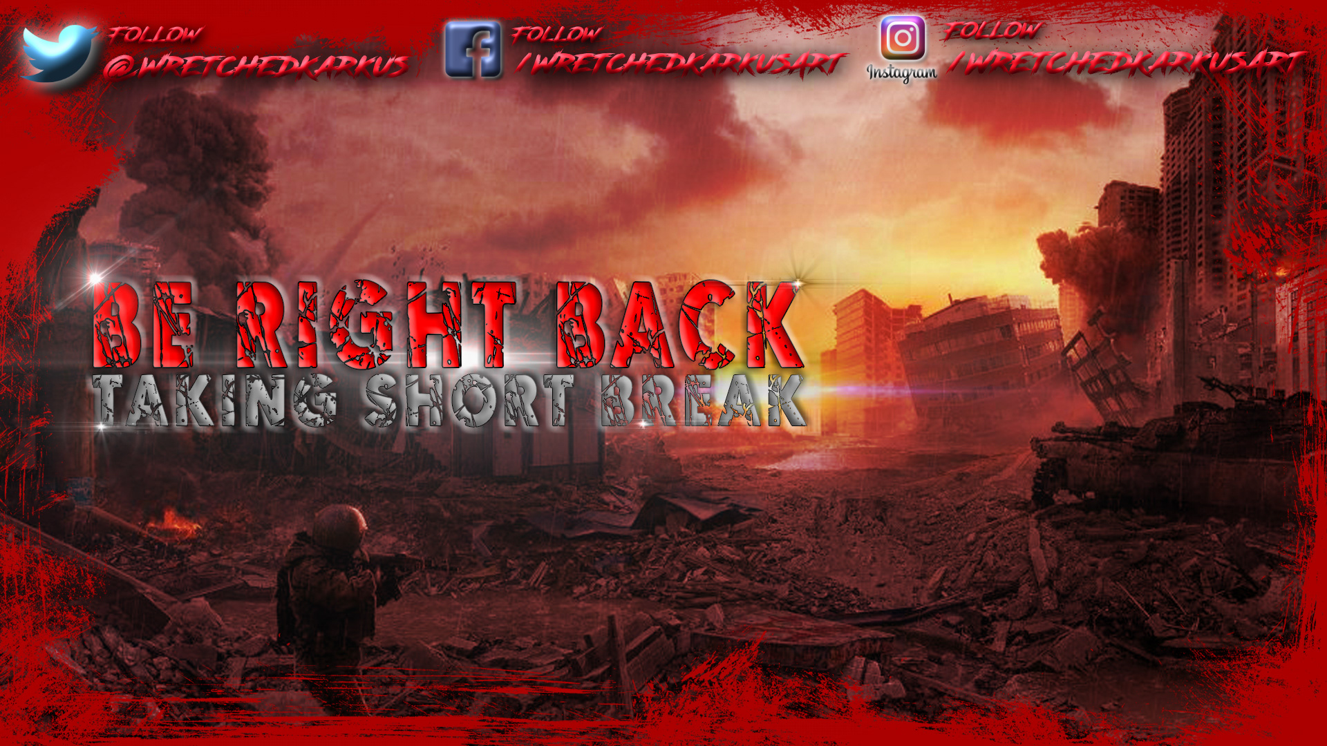 Wretched Karkus Stream Break Screen