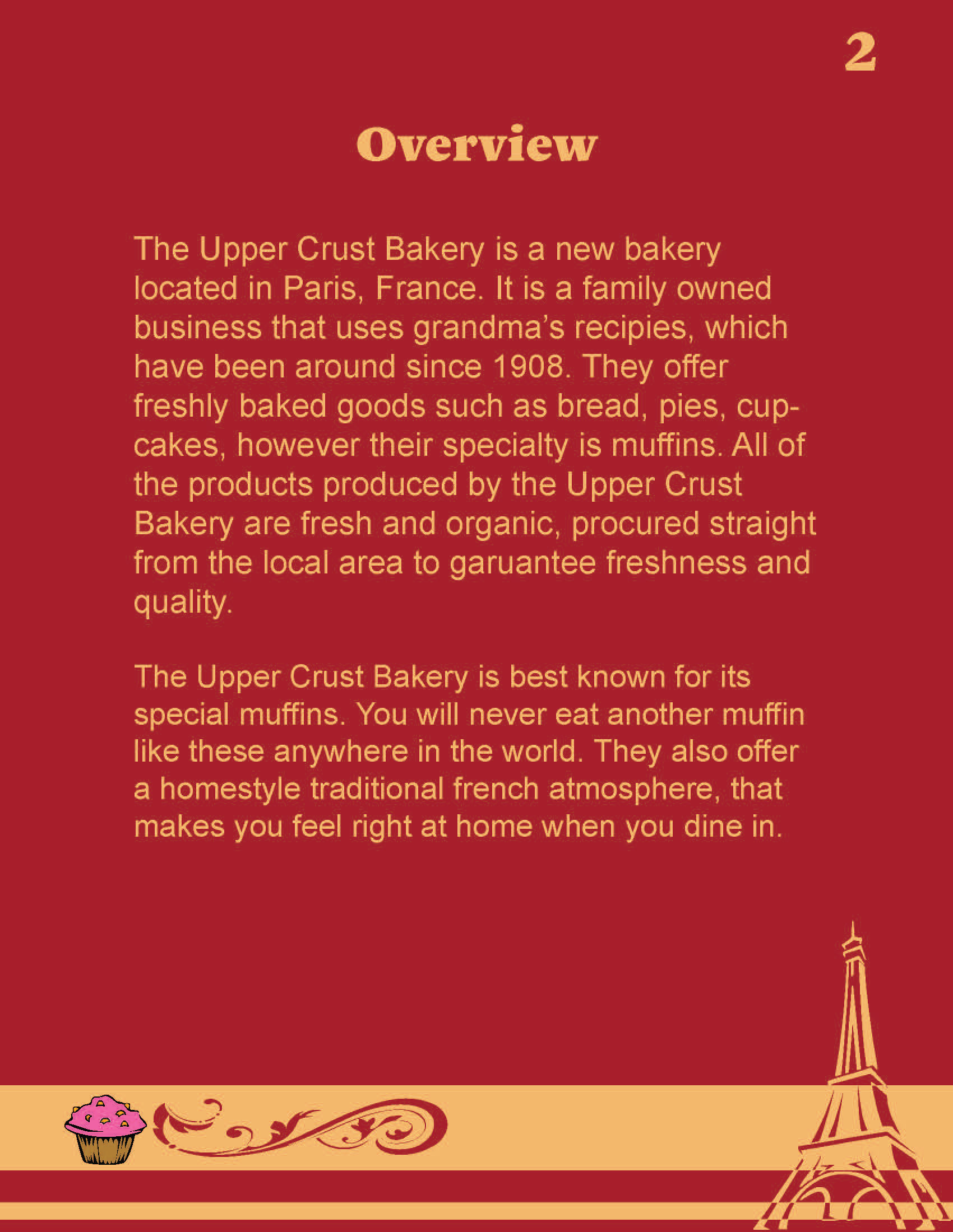 Upper Crust Bakery Brand Guide Page 2