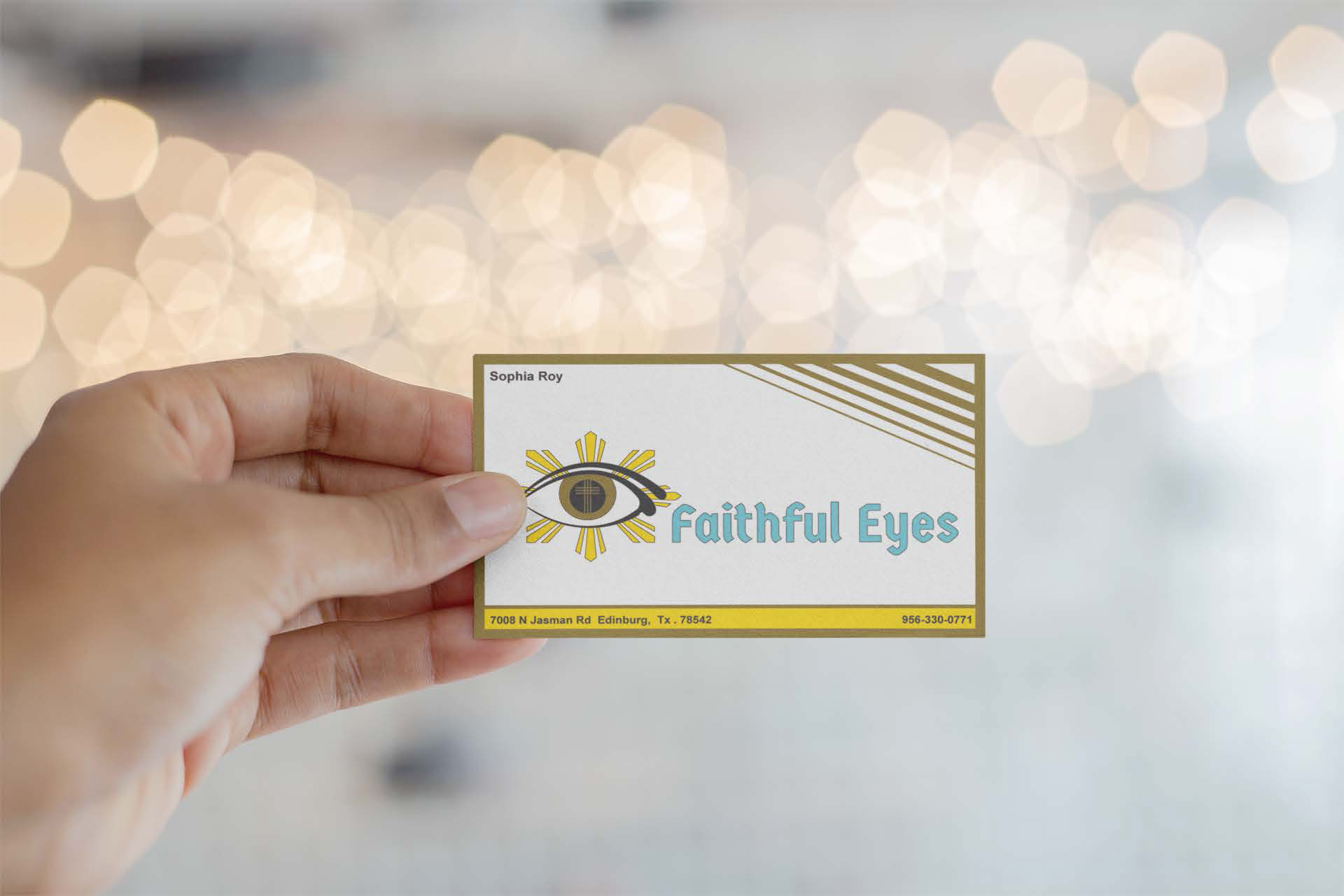Faitful Eyes Business Card