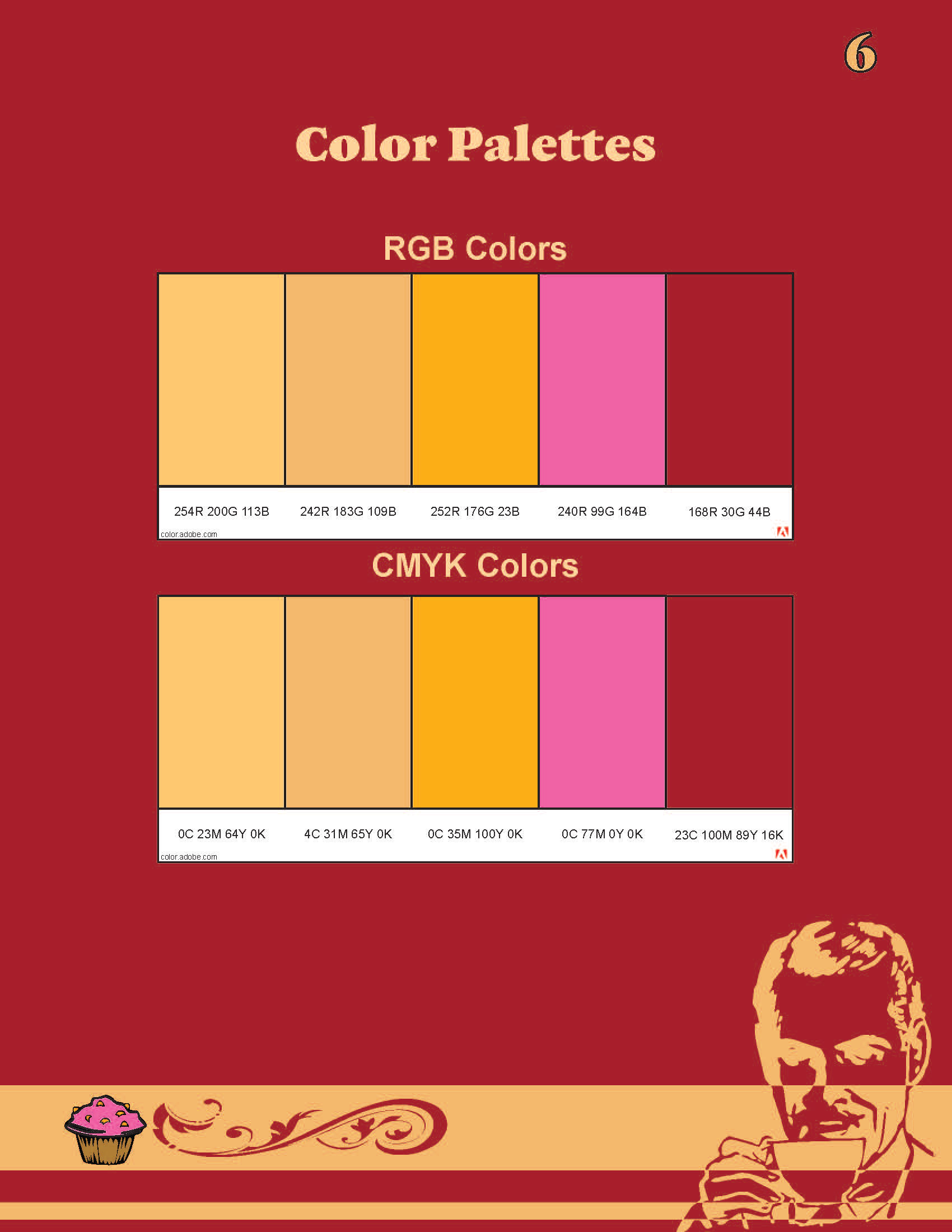 Upper Crust Bakery Brand Guide Page 6