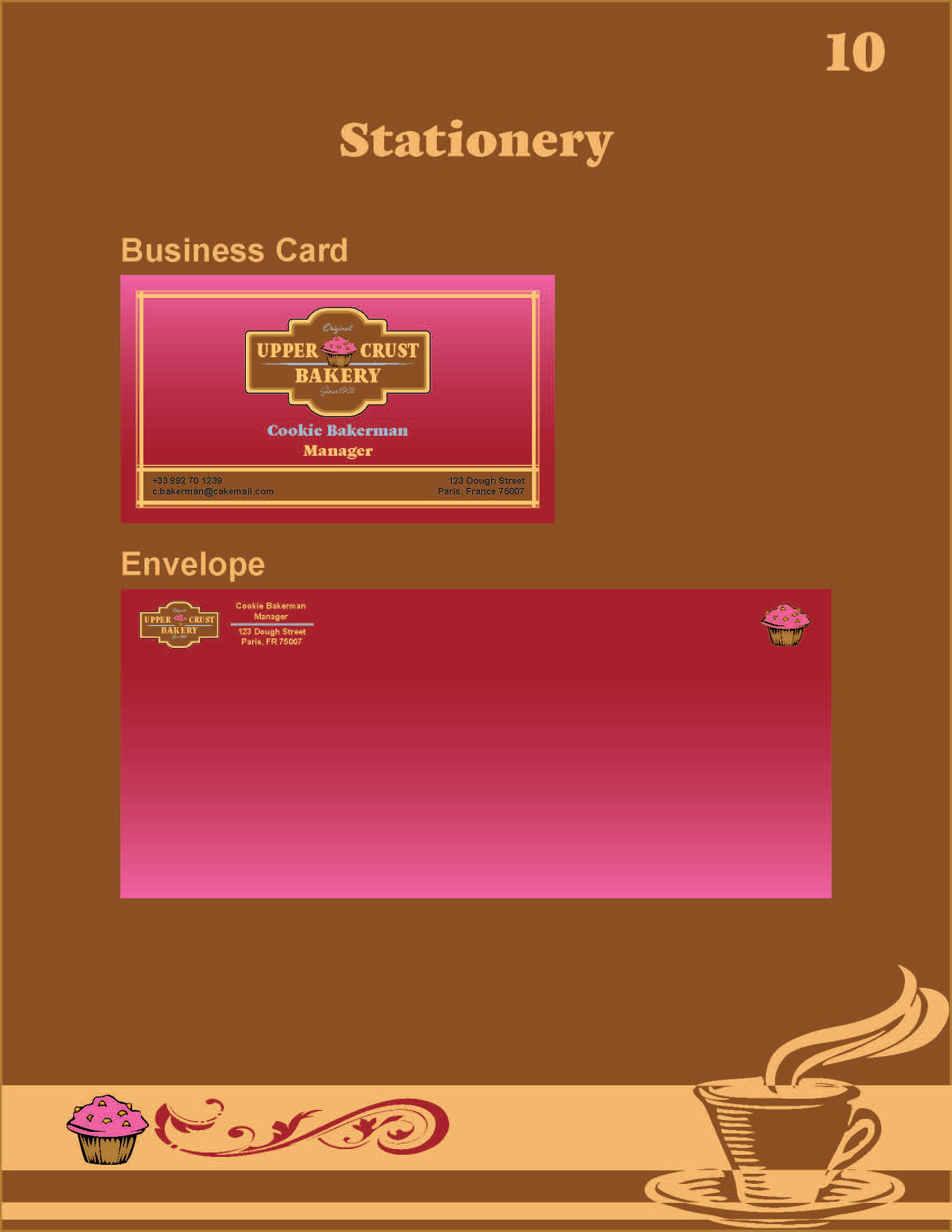 Upper Crust Bakery Brand Guide Page 10