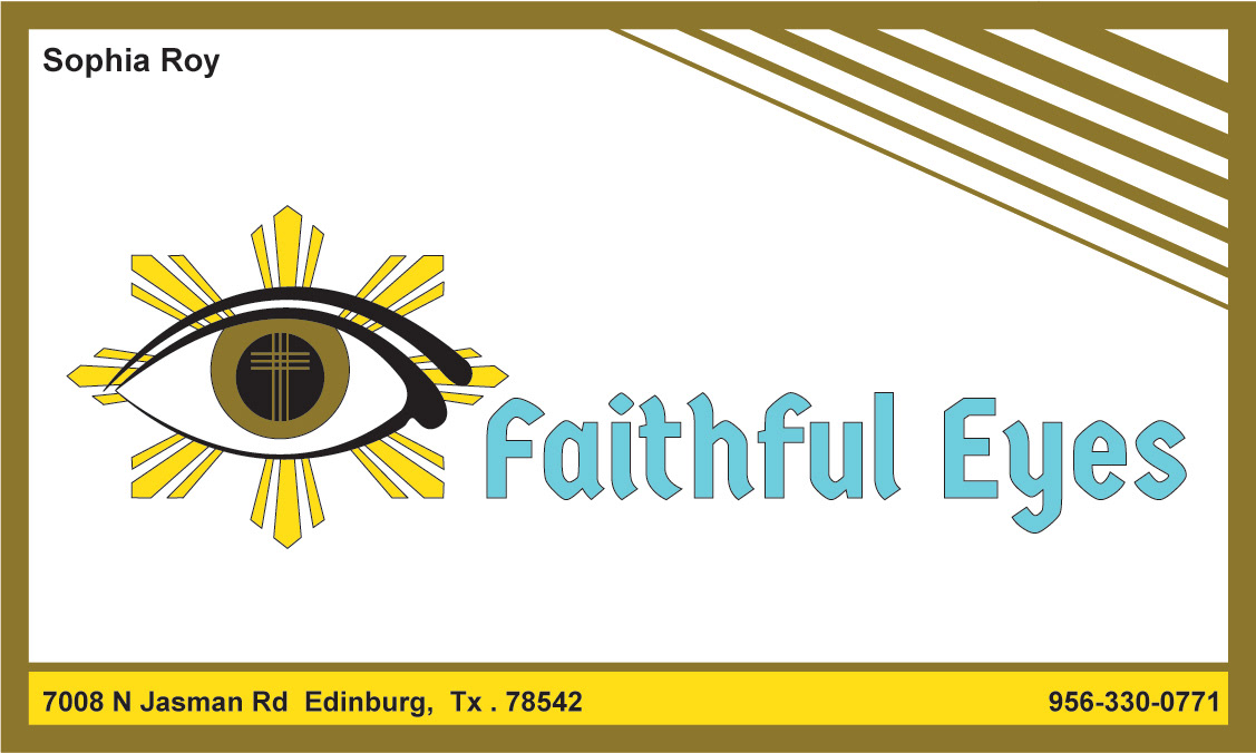 Faitful Eyes Business Card