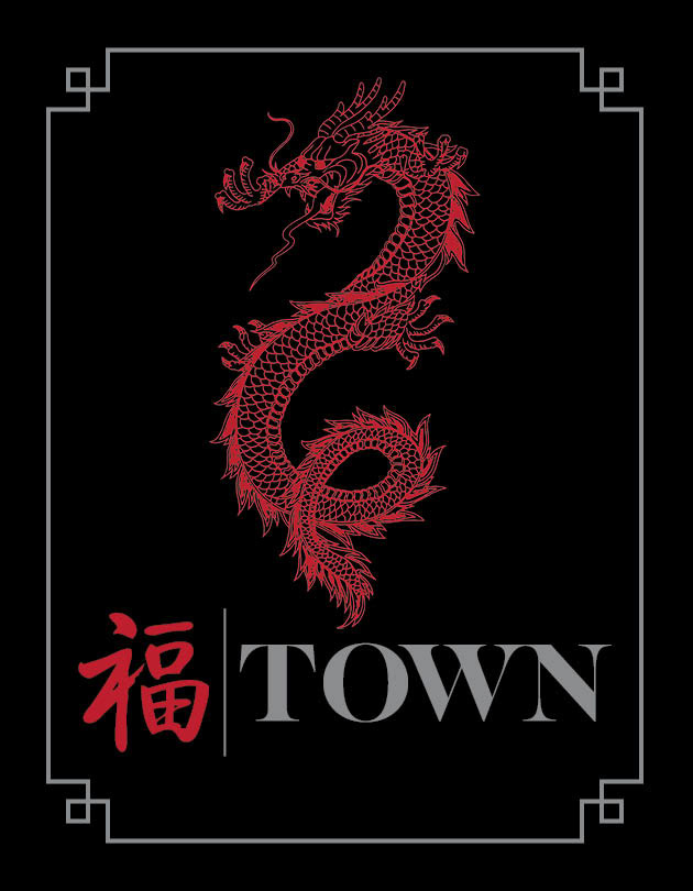 Restaurant Town Menu Back