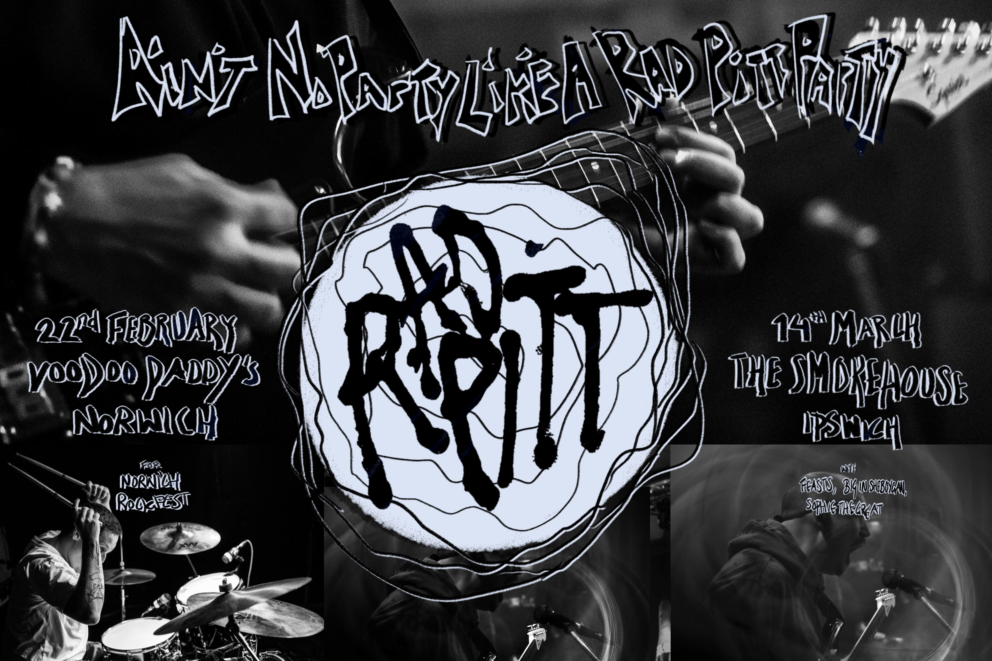 Rad Pitt illustrated promotional