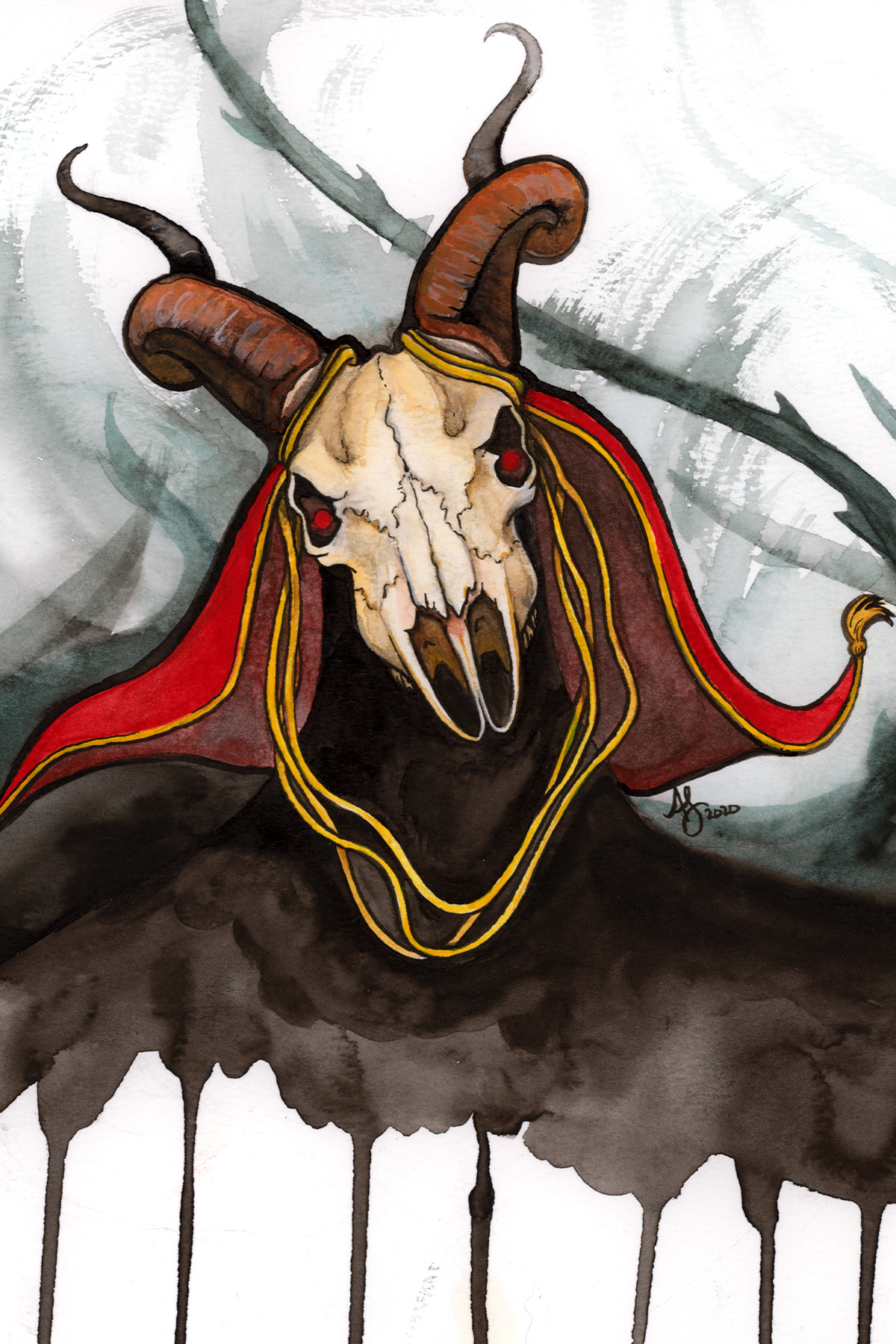 watercolor - Elias from Ancient Magus Bride