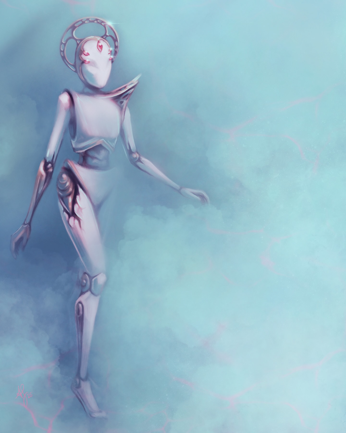 digital painting (procreate) - arcane inspired