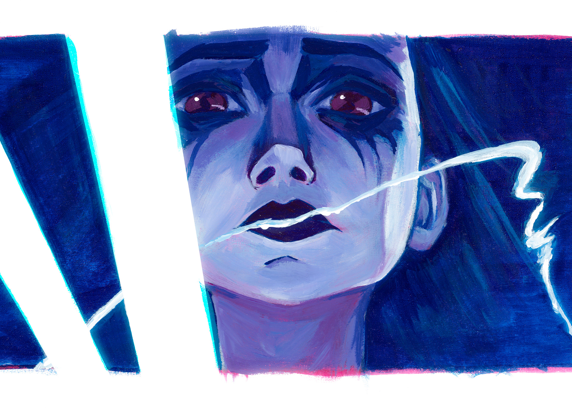 gouache - wasteland