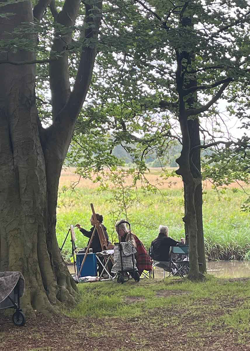 Schilders plein air Drentsche Aa