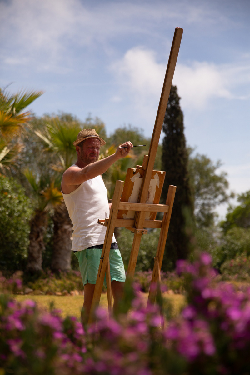 Vincent Brons at work in Portugal