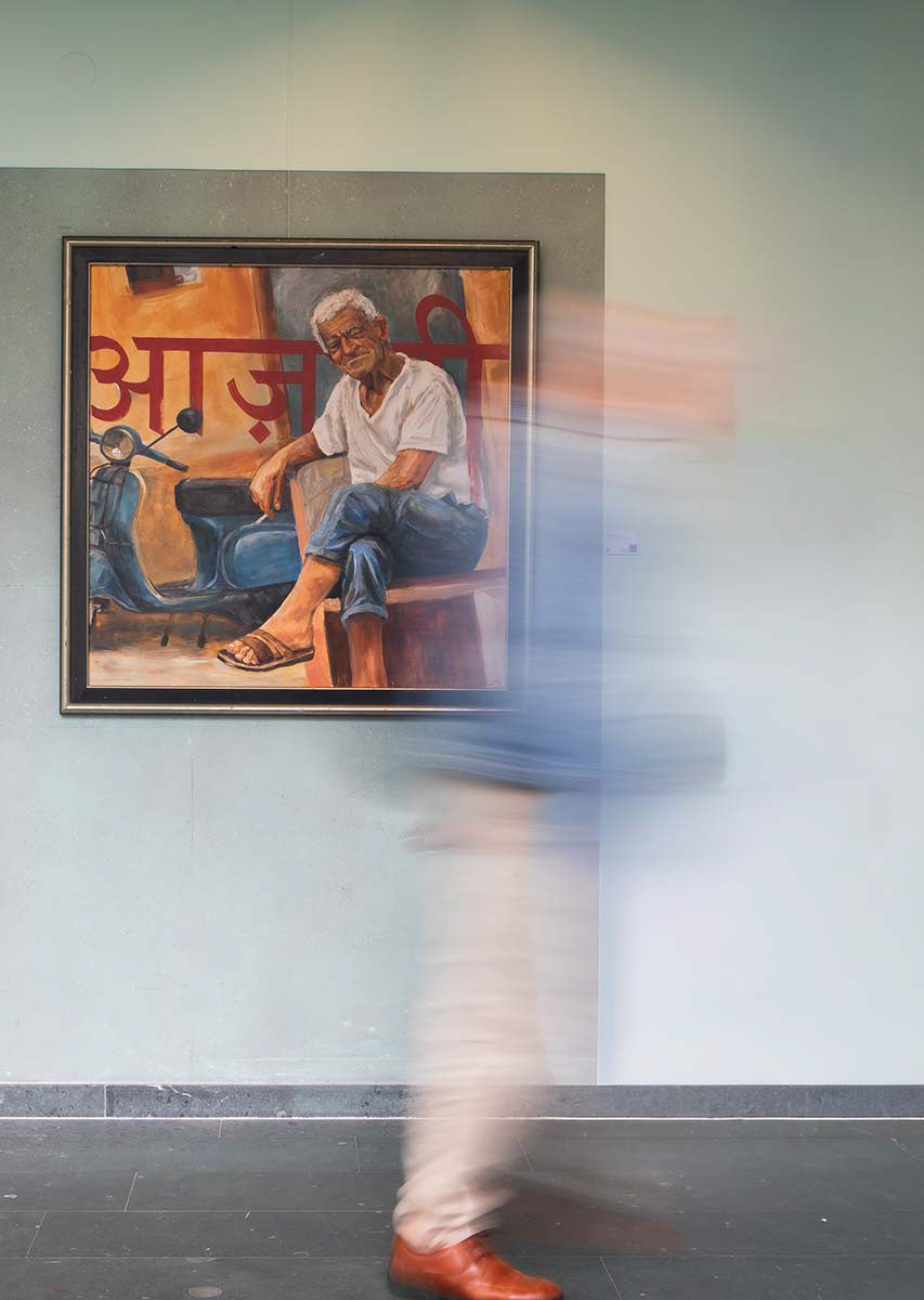 Schilderij Vincent Brons in MArtini Ziekenhuis Groningen