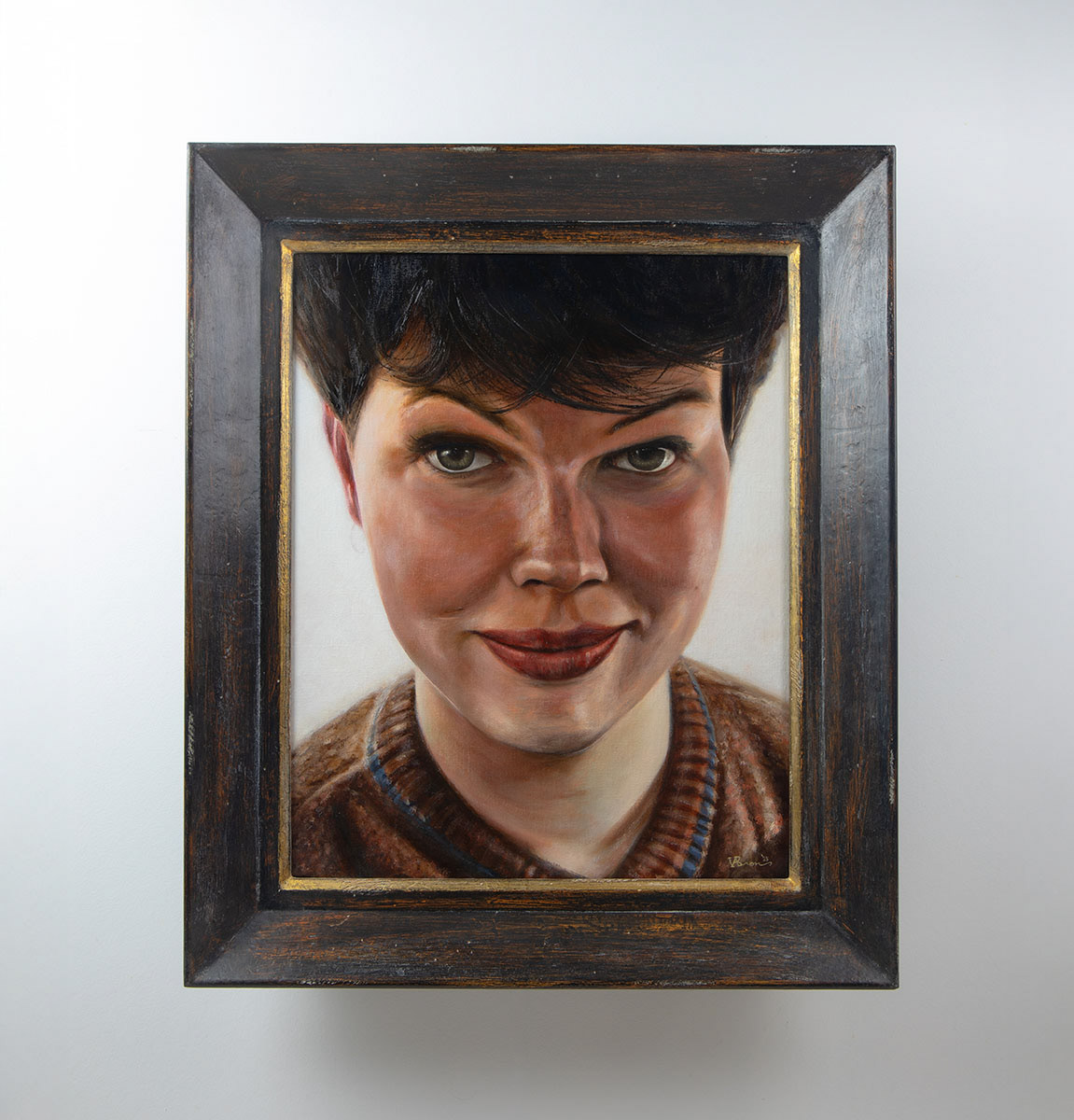 Het resultaat ingelijst - Portret Schilderen